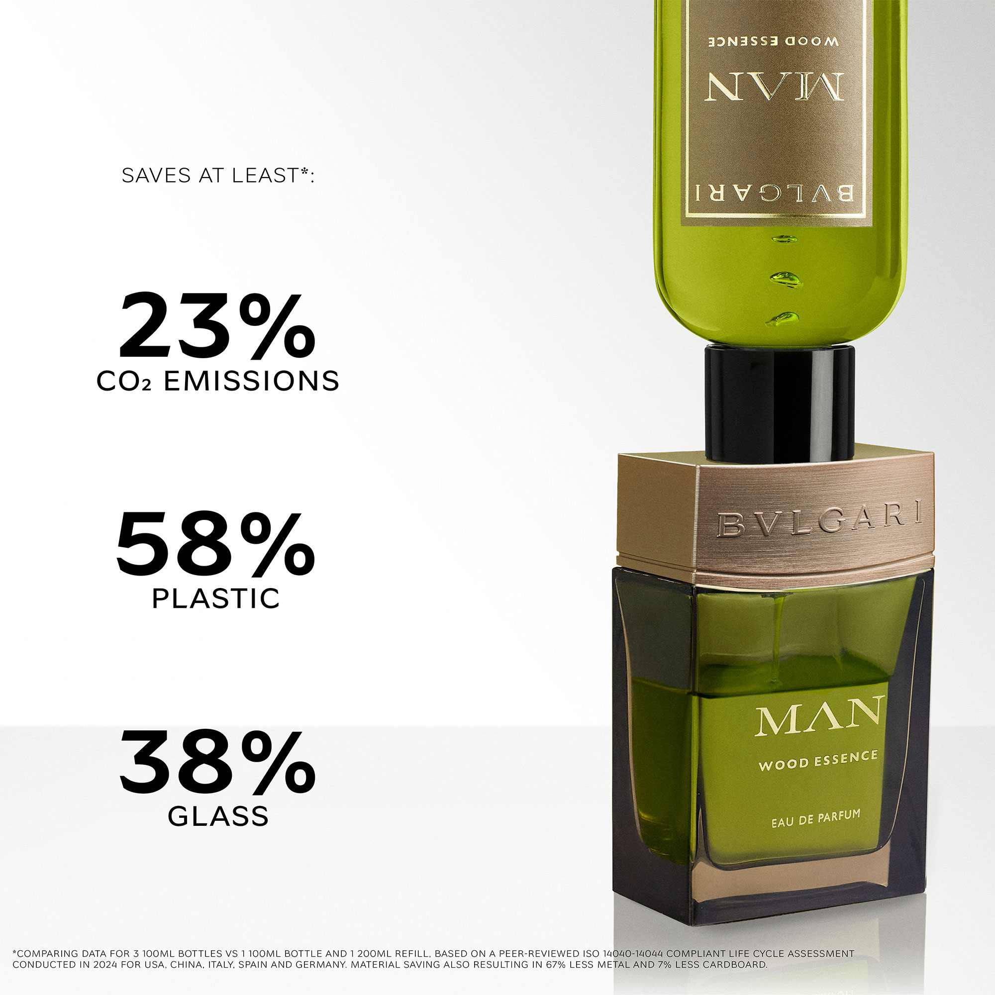 BULGARI Man Wood Essence Eau de Parfum Refill | Space NK