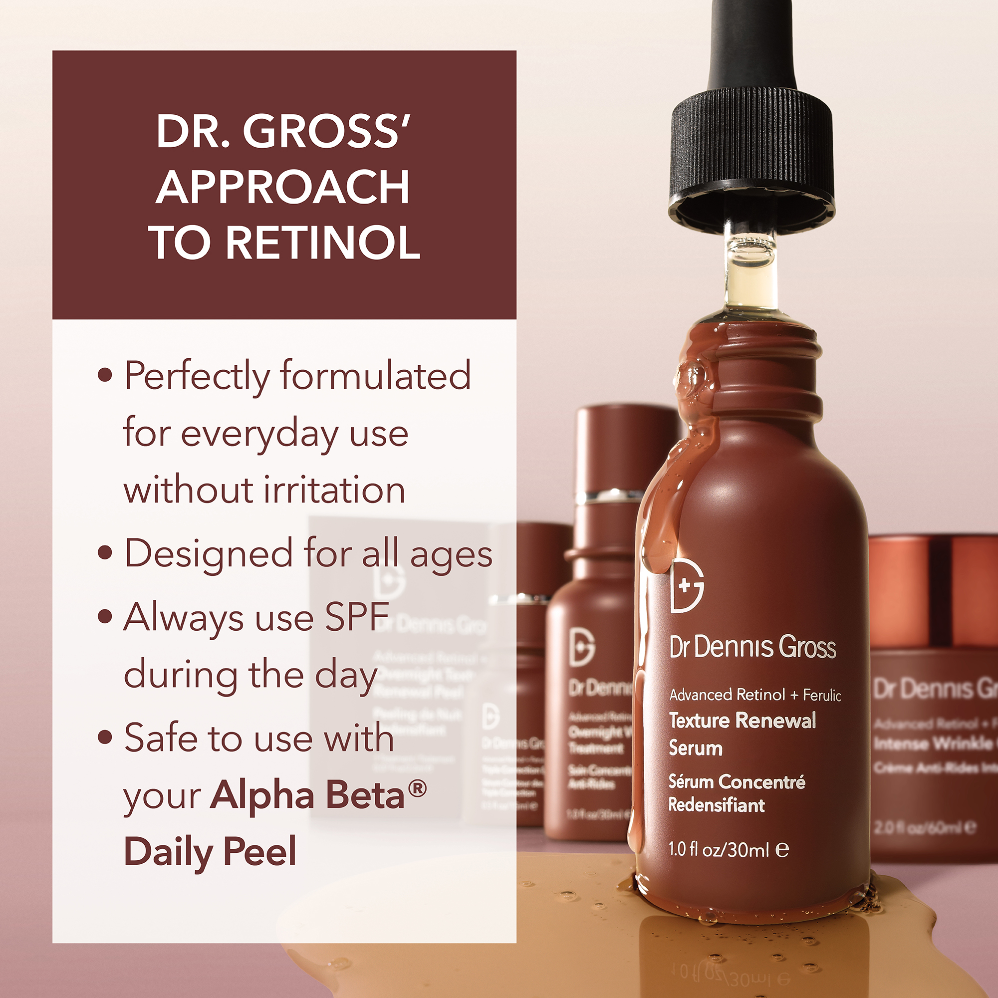 Dr. Dennis Gross Advanced Retinol + Ferulic Texture Renewal Serum