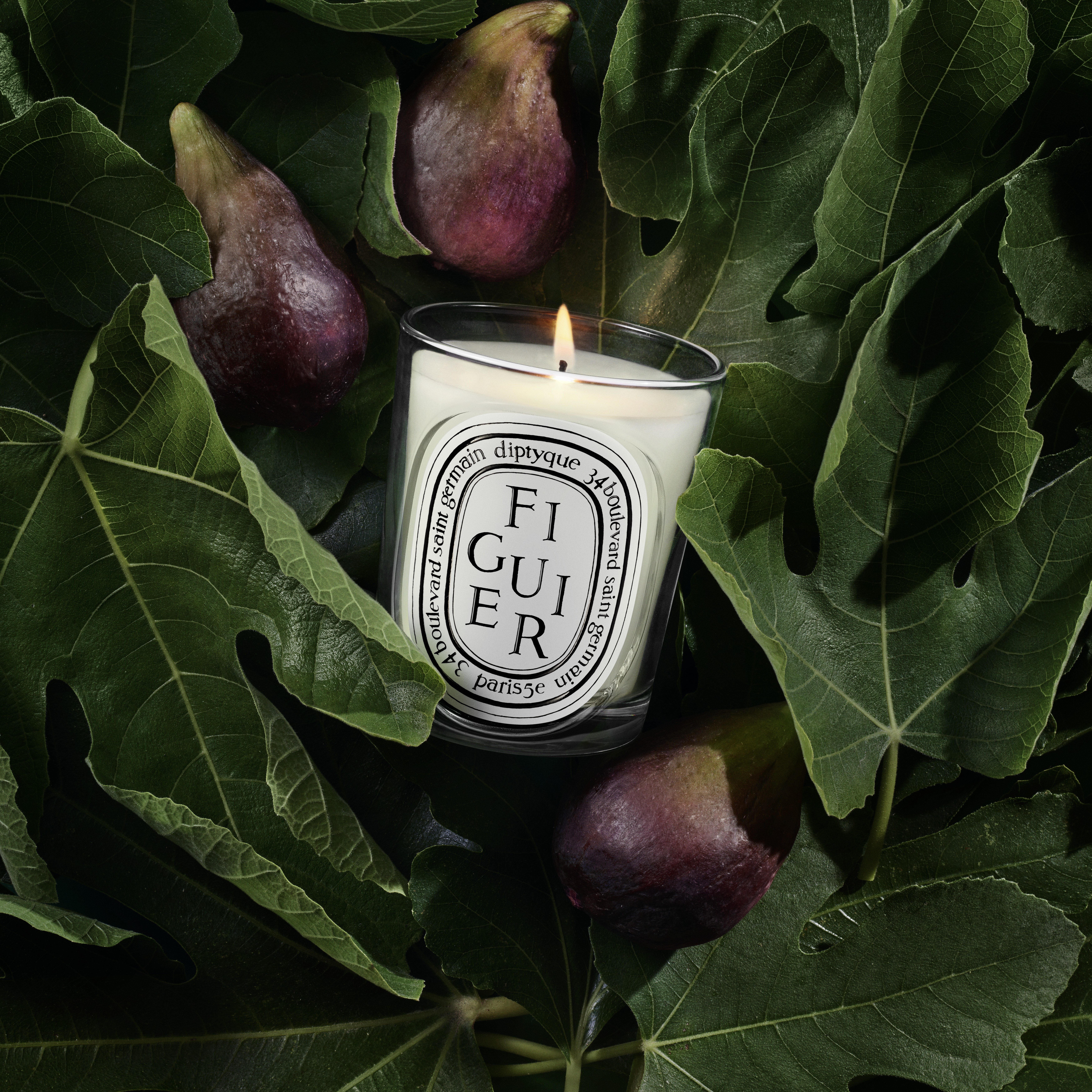 新品diptyque FIGUIER キャンドル 190g Diptyque Figuier Classic Candle 190g | Space NK
