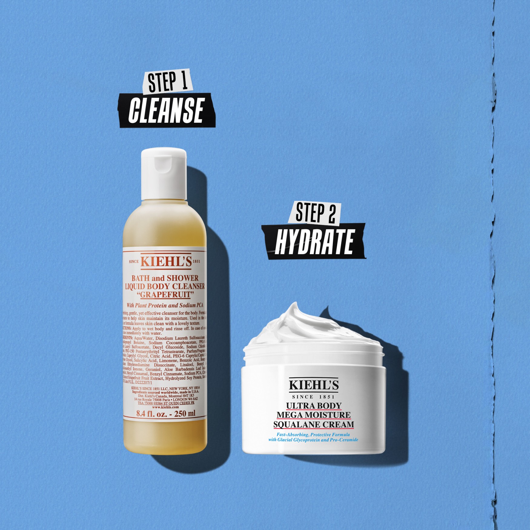 Kiehl's Ultra Body Mega Moisture Squalane Cream | Space NK