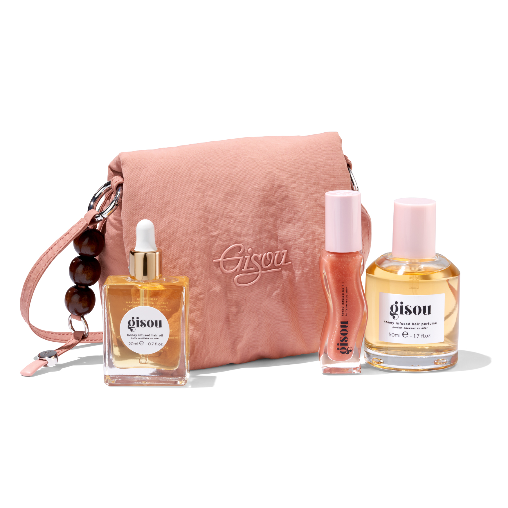 Gisou Golden Hour Glow Set - Mini Pouch | Space NK