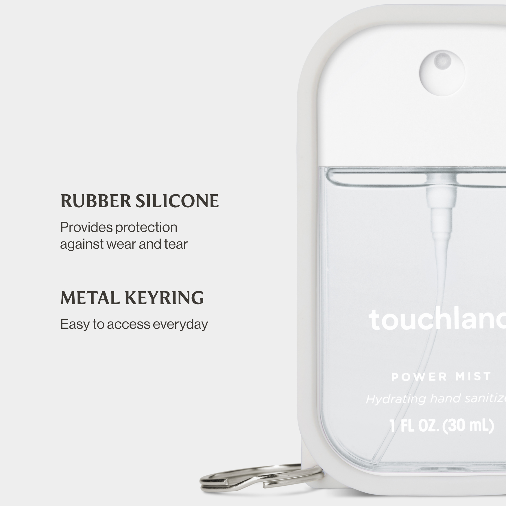 Touchland Hand Mist Case Icy White | Space NK