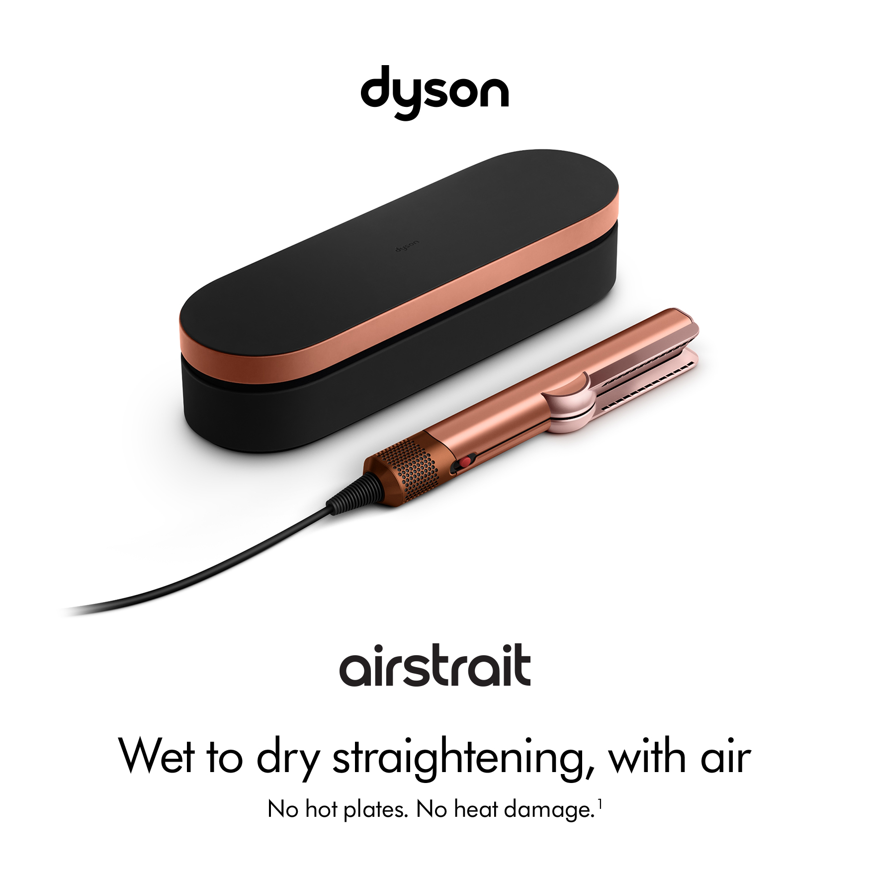 Dyson Airstrait™ Dryer and Straightener- Amber Silk | Space NK
