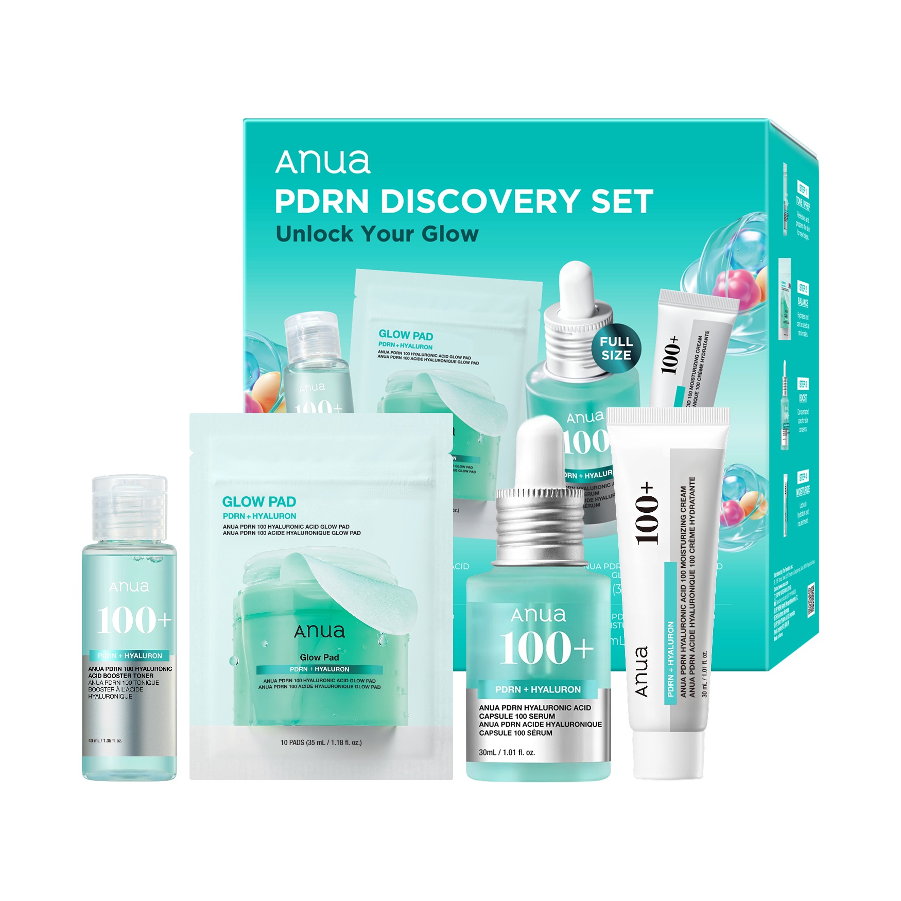 Anua PDRN セット Anua PDRN Discovery Set | Space NK