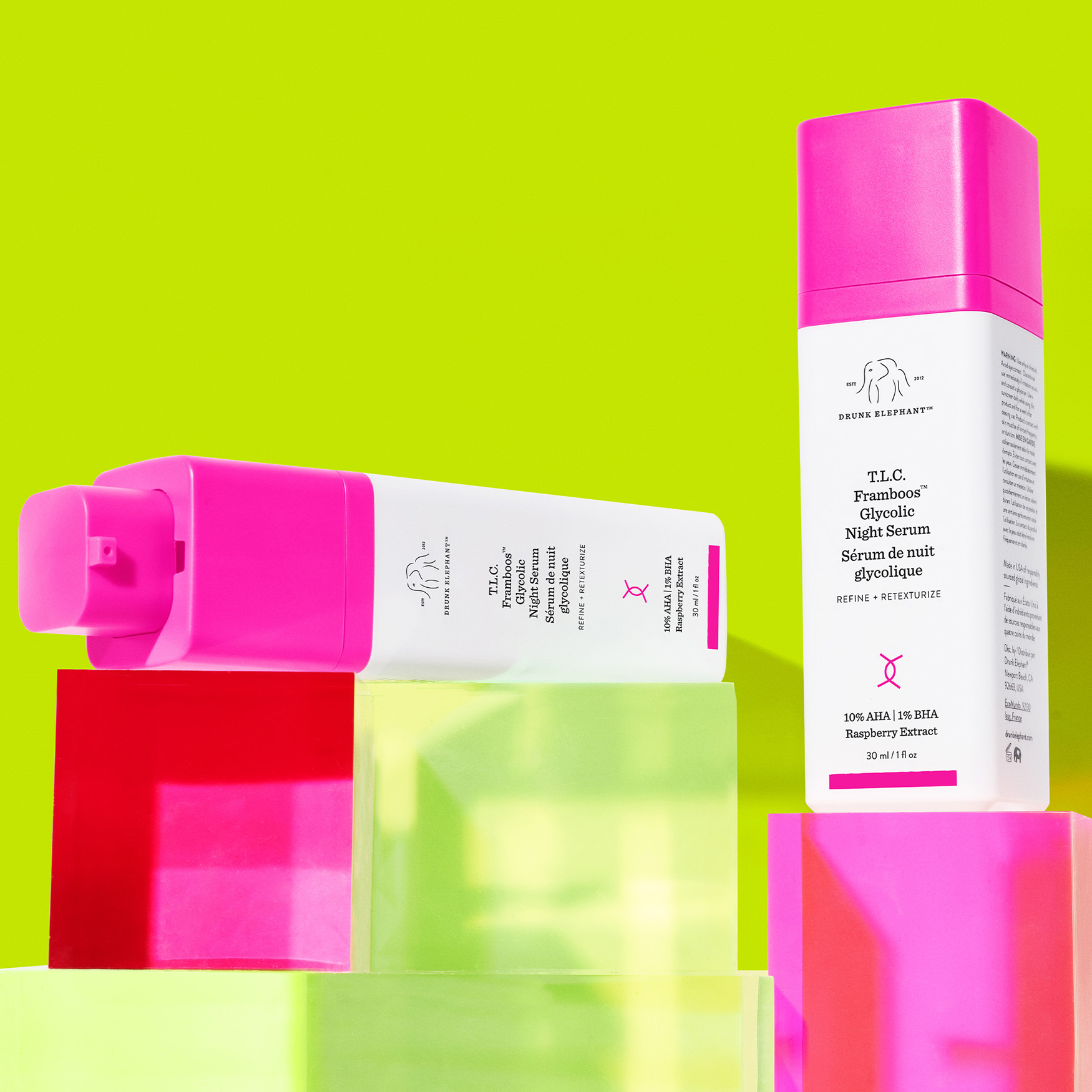 Drunk Elephant T.L.C. Framboos Glycolic Night Serum | Space NK