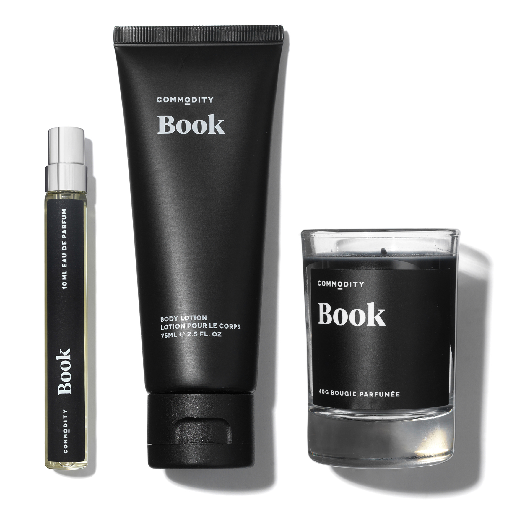 Commodity Best of Book Trio | Space NK Luxury eau du parfum trio samples