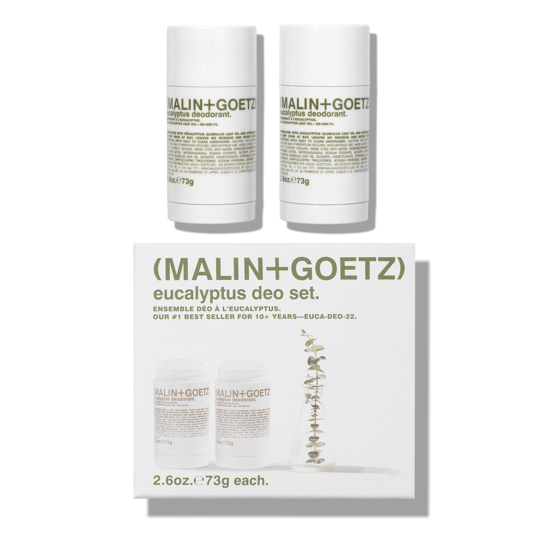 Malin + Goetz Eucalyptus Deodorant Set | Space NK