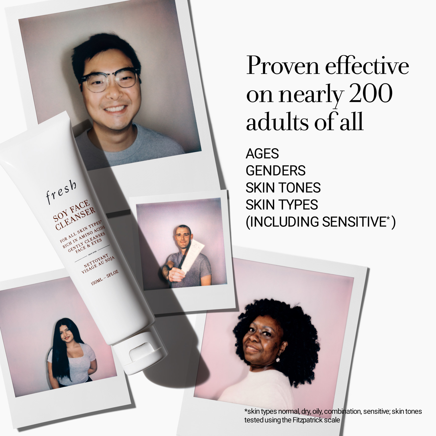 Fresh Soy Face Cleanser 150ml Fresh Soy Face Cleanser - 50ml | LOOKFANTASTIC