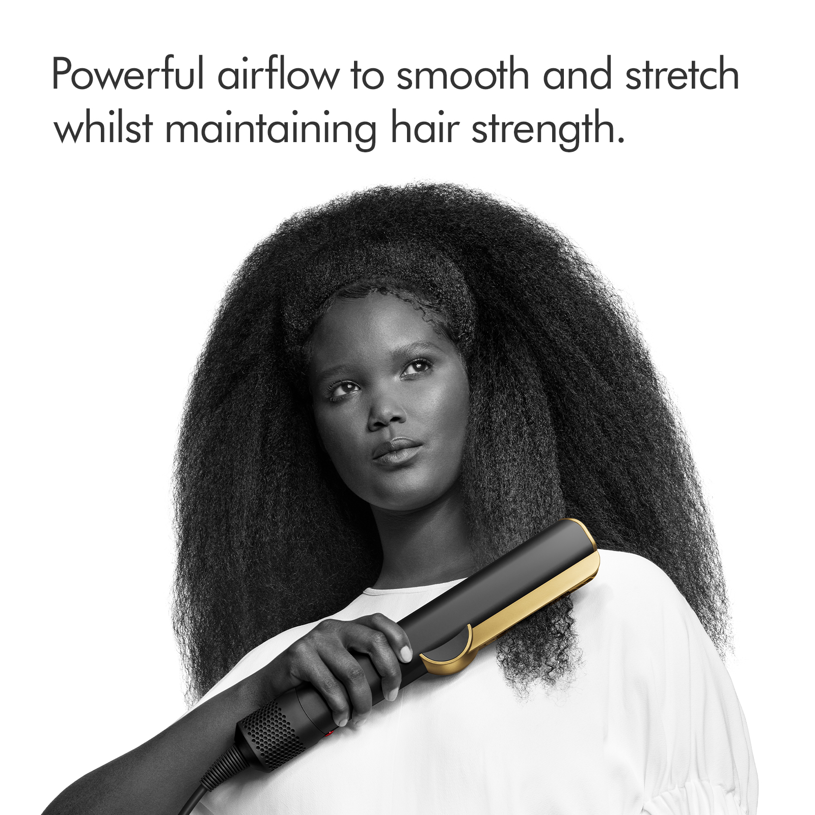 Dyson Black and Gold Hair Straightener Dyson Airstraight black and gold NEW | Mercari main image 2