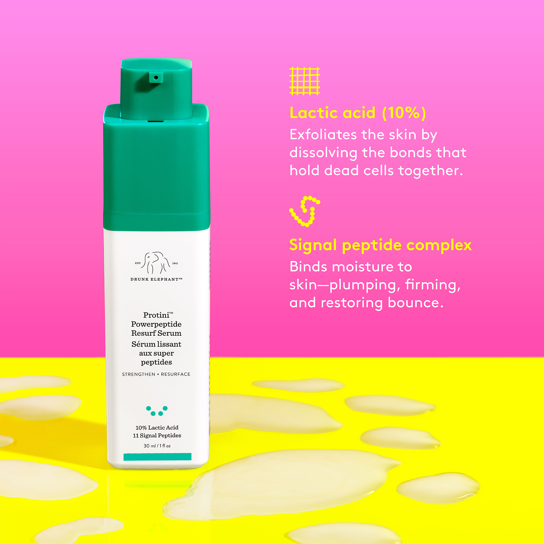 Drunk Elephant Protini Powerpeptide Resurf Serum | Space NK