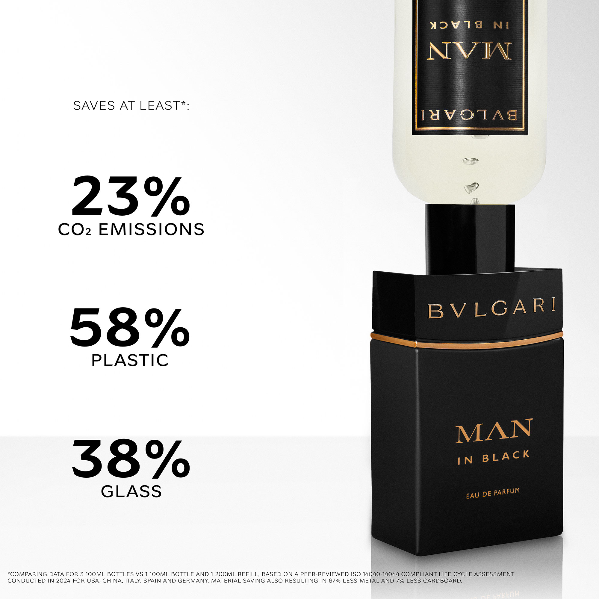 BULGARI Man In Black Eau de Parfum Refill | Space NK