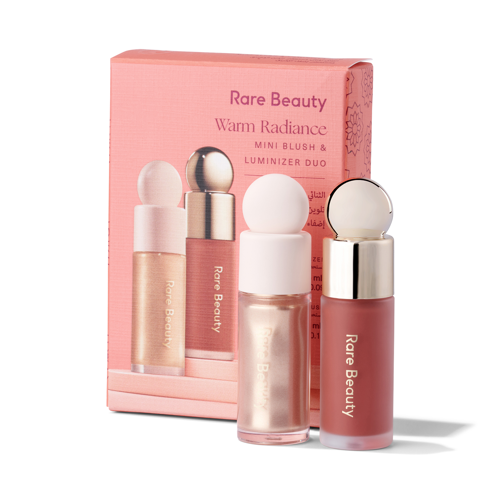 Rare Beauty Warm Radiance Mini Blush & Luminizer Duo | Space NK