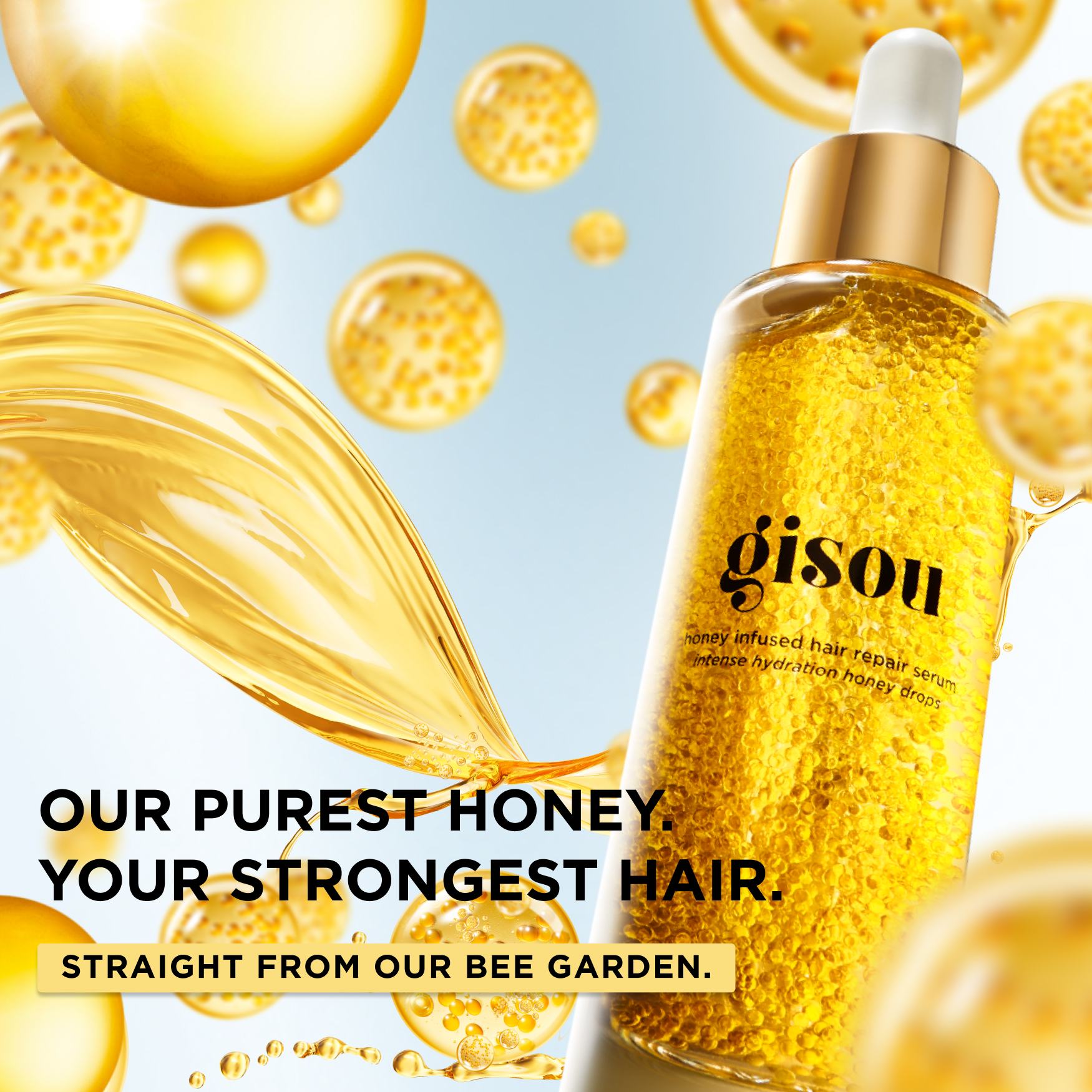 Gisou Honey Infused Hair Repair Serum | Space NK