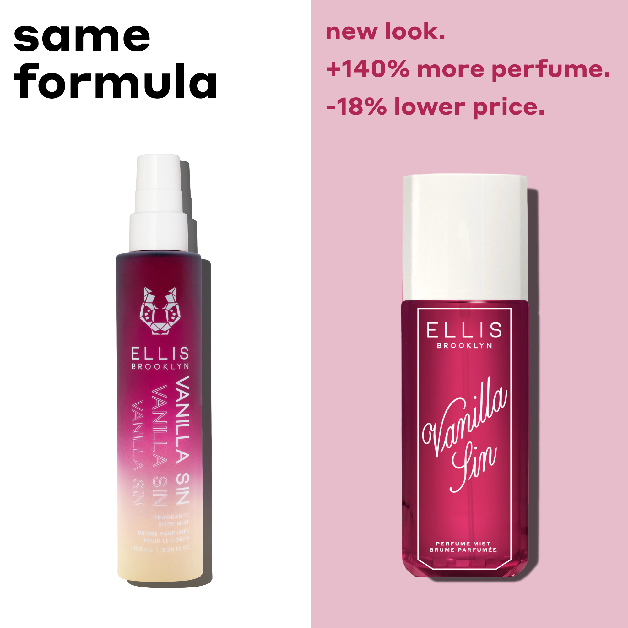 Ellis Brooklyn Vanilla Sin Hair and Body Fragrance Mist | Space NK