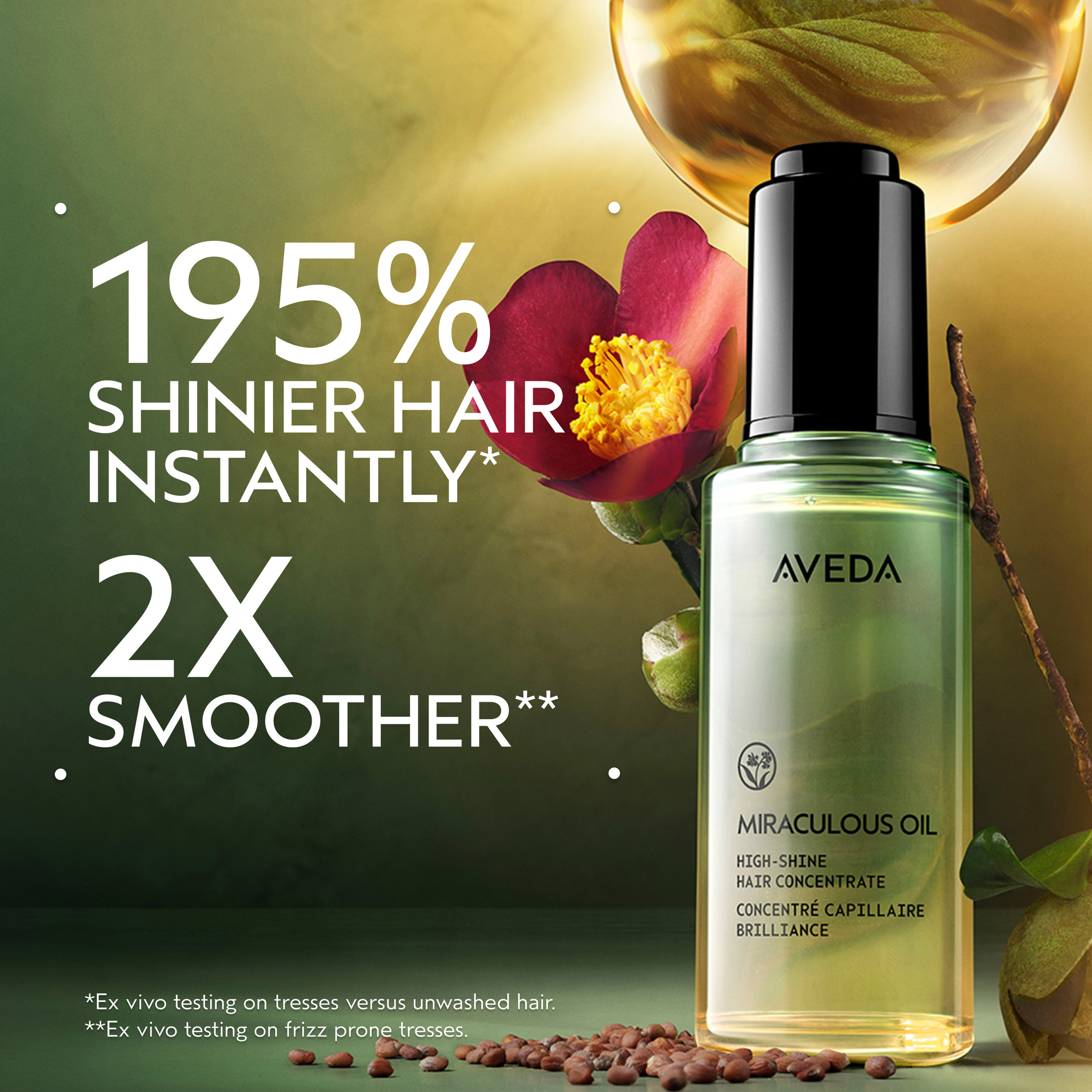 Aveda Miraculous Oil High-Shine Hair Concentrate | Space NK