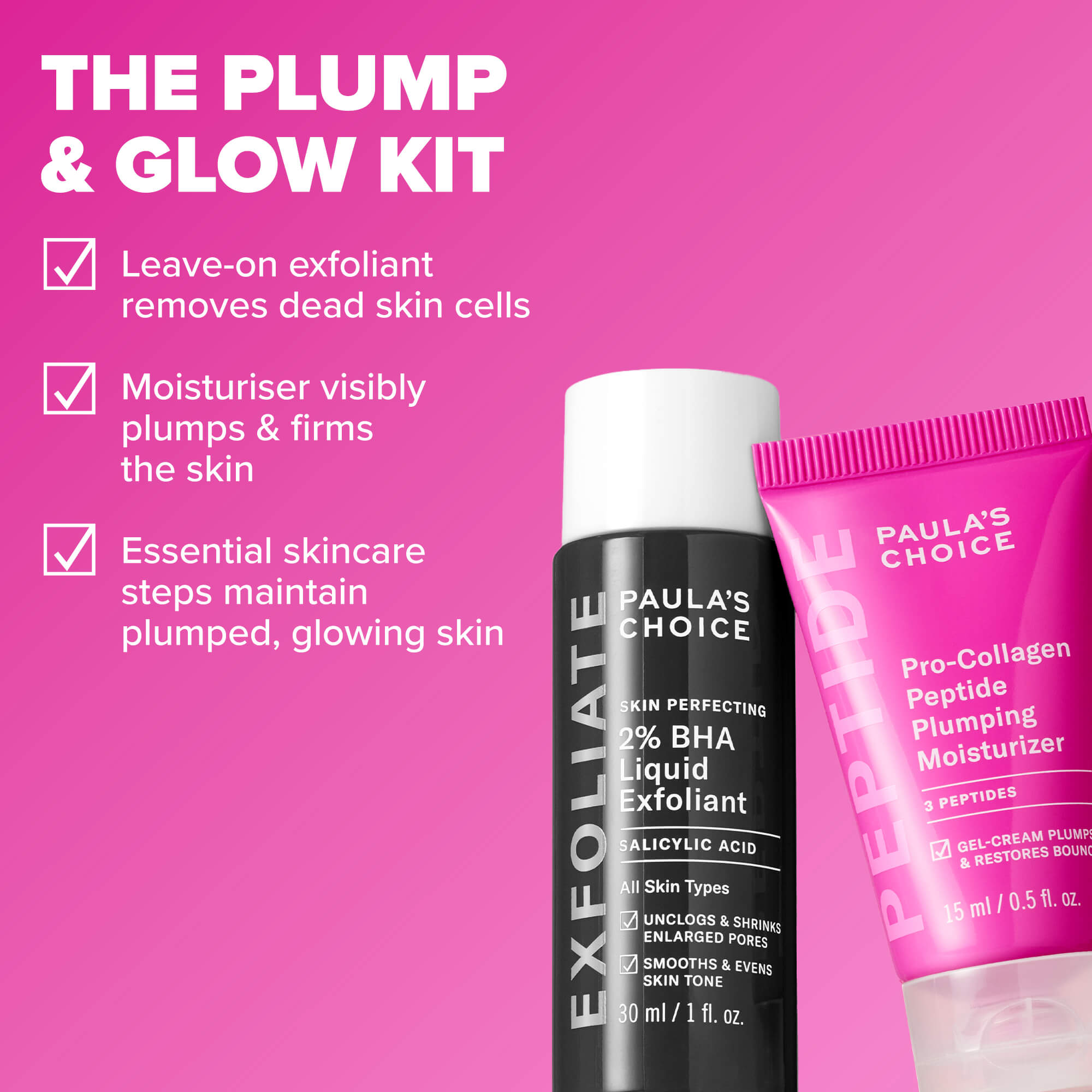 paula‘s choice 、zelens、glow recipe美容液セット Paula's Choice The Plump & Glow Kit | Space NK