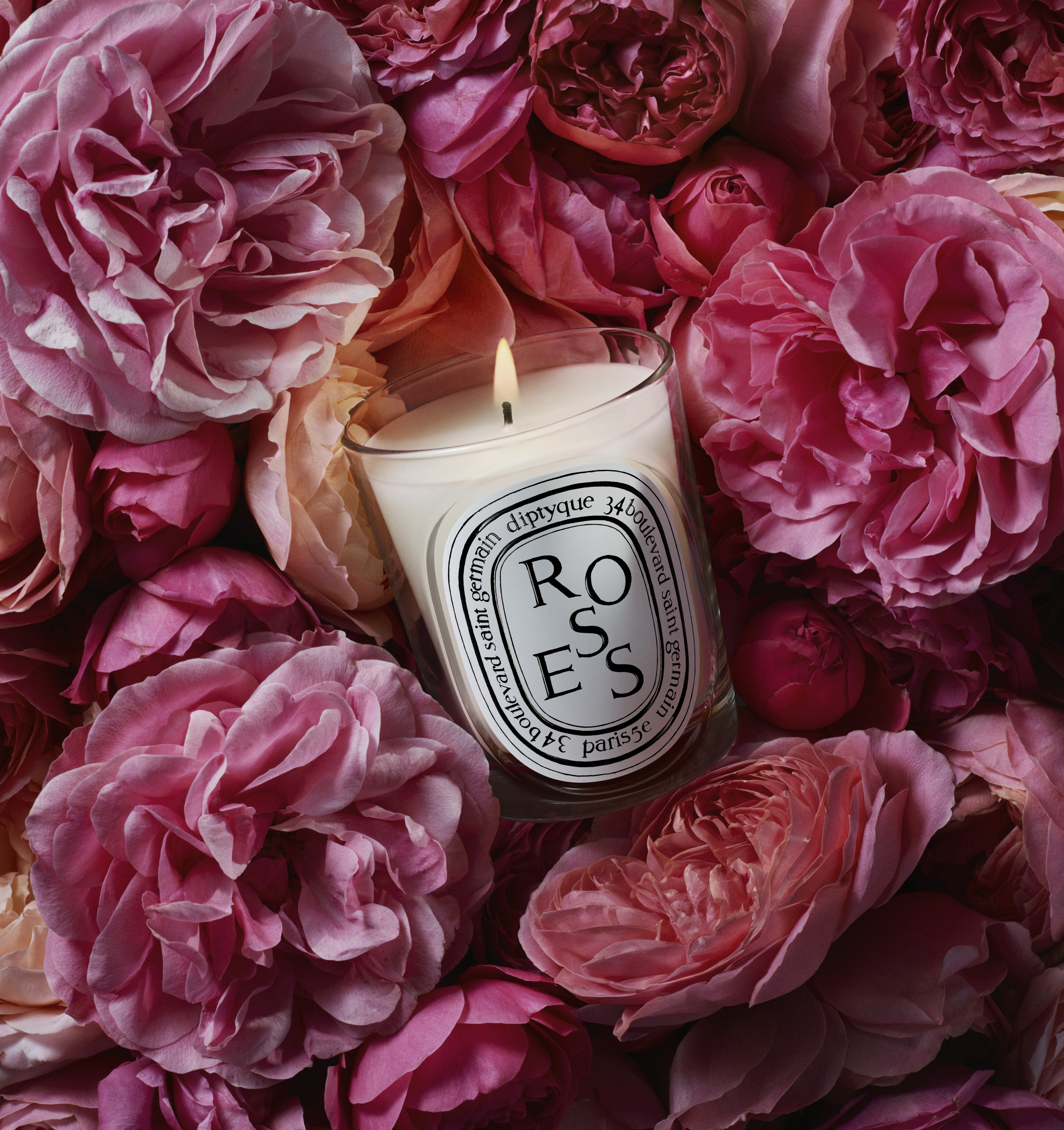 Diptyque Refill classic candle Roses 190g | Space NK