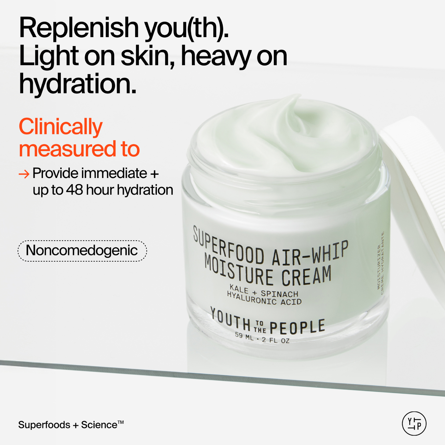 Youth to the People Superfood Air-Whip Moisture Cream | Space NK