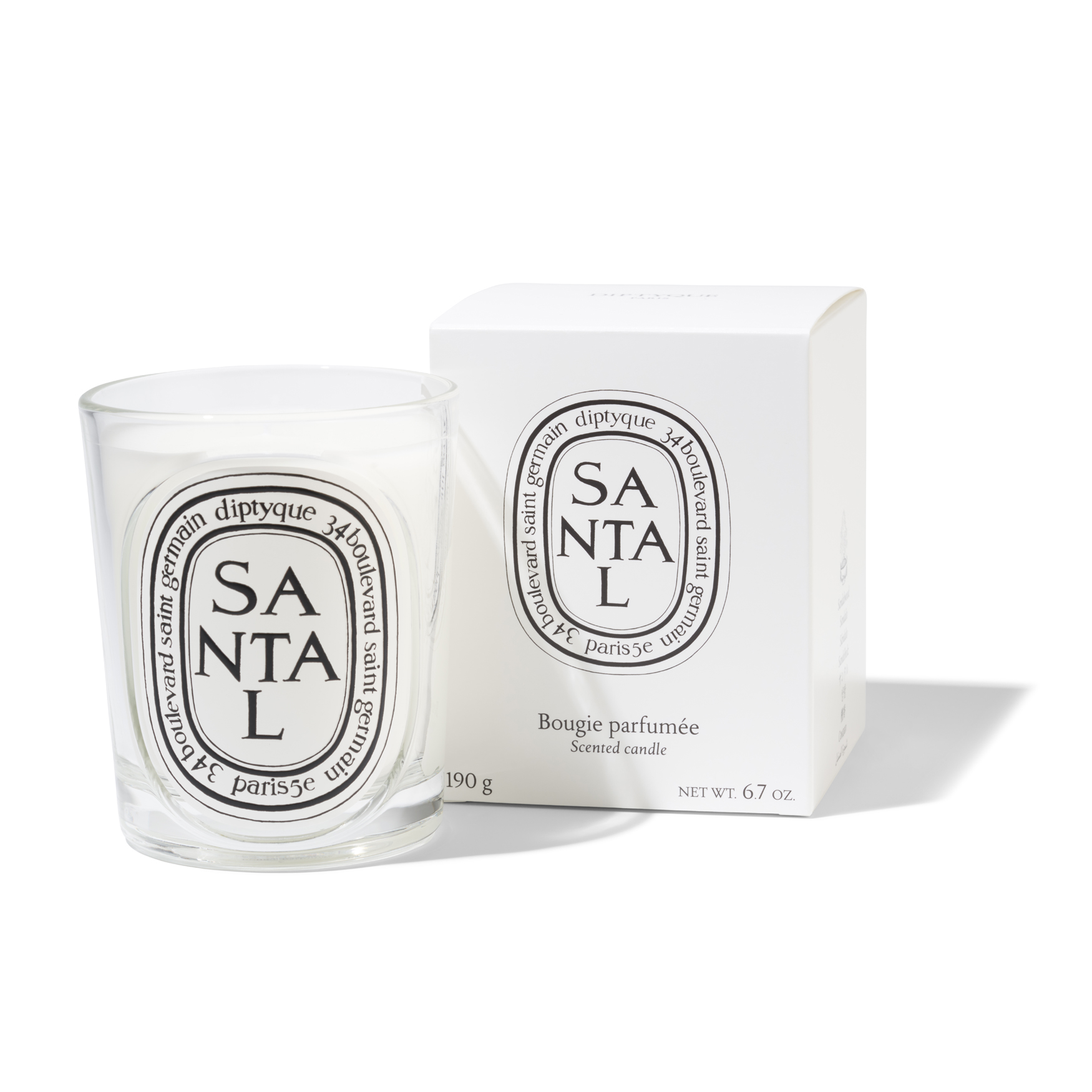 diptyque SANTAL アロマキャンドル 190g Diptyque Santal Classic Candle 190g | Space NK