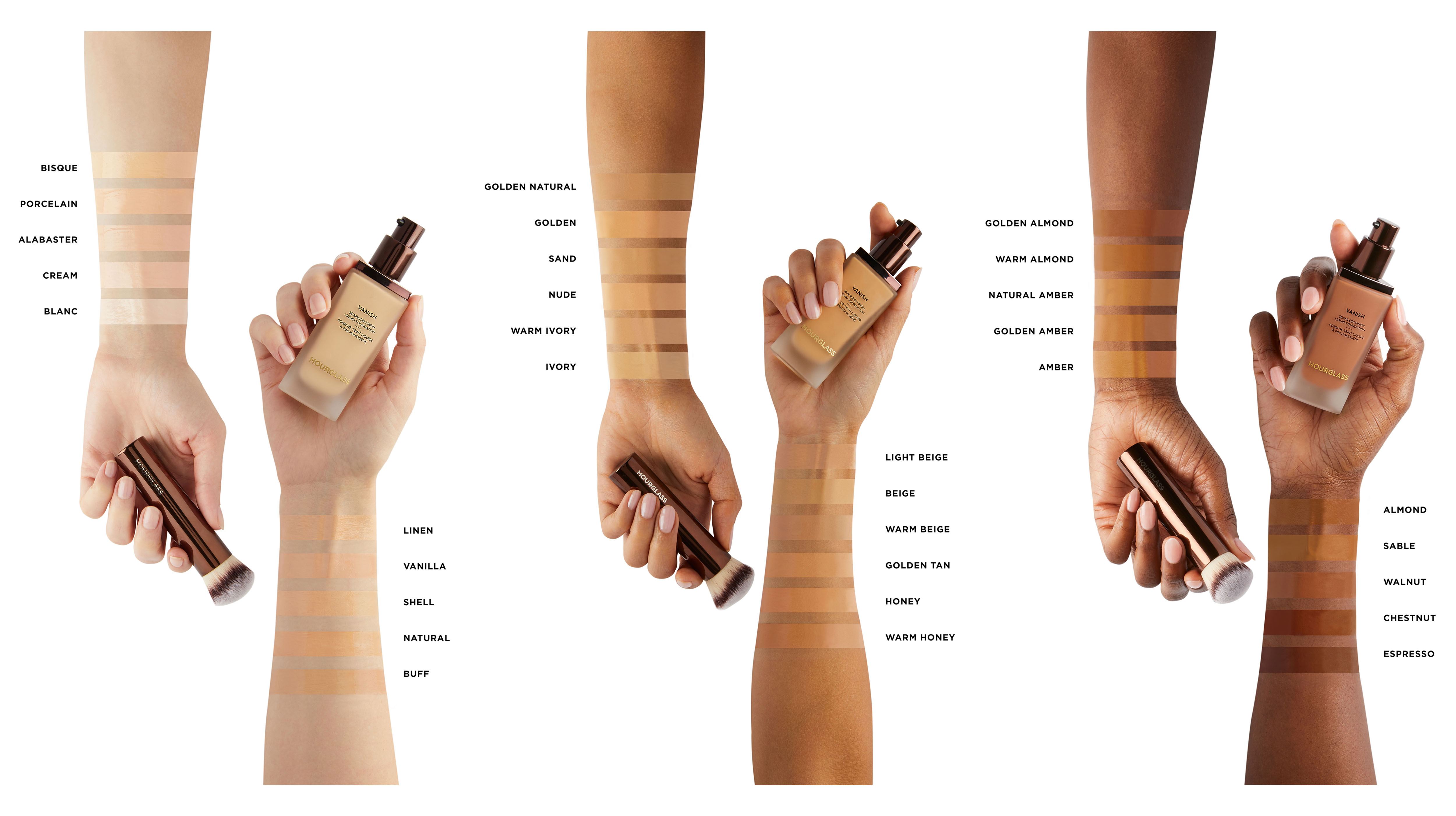 Hourglass Vanish Seamless Finish Liquid Foundation Space.NK USD