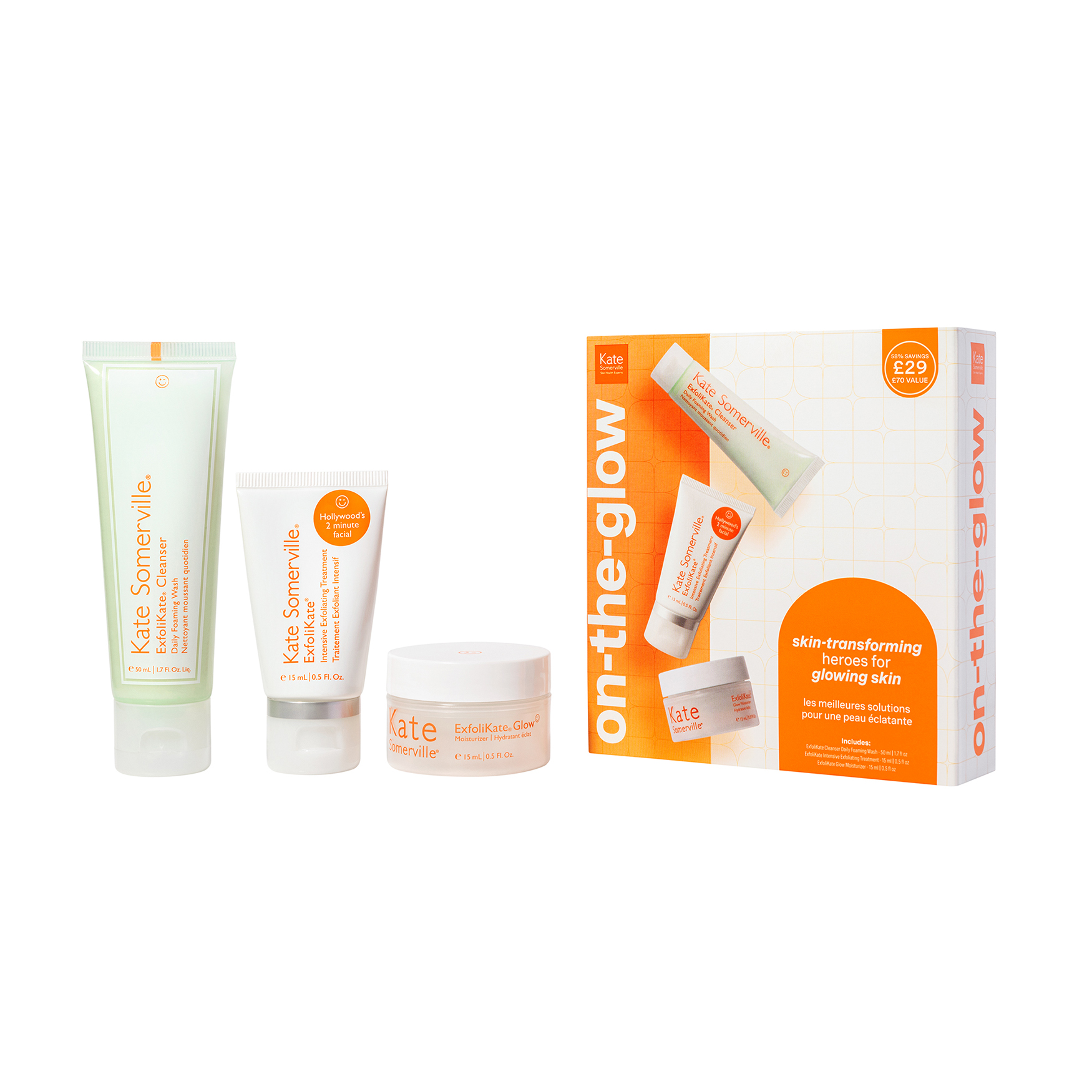 Kate Somerville ExfoliKate on The Glow Kit