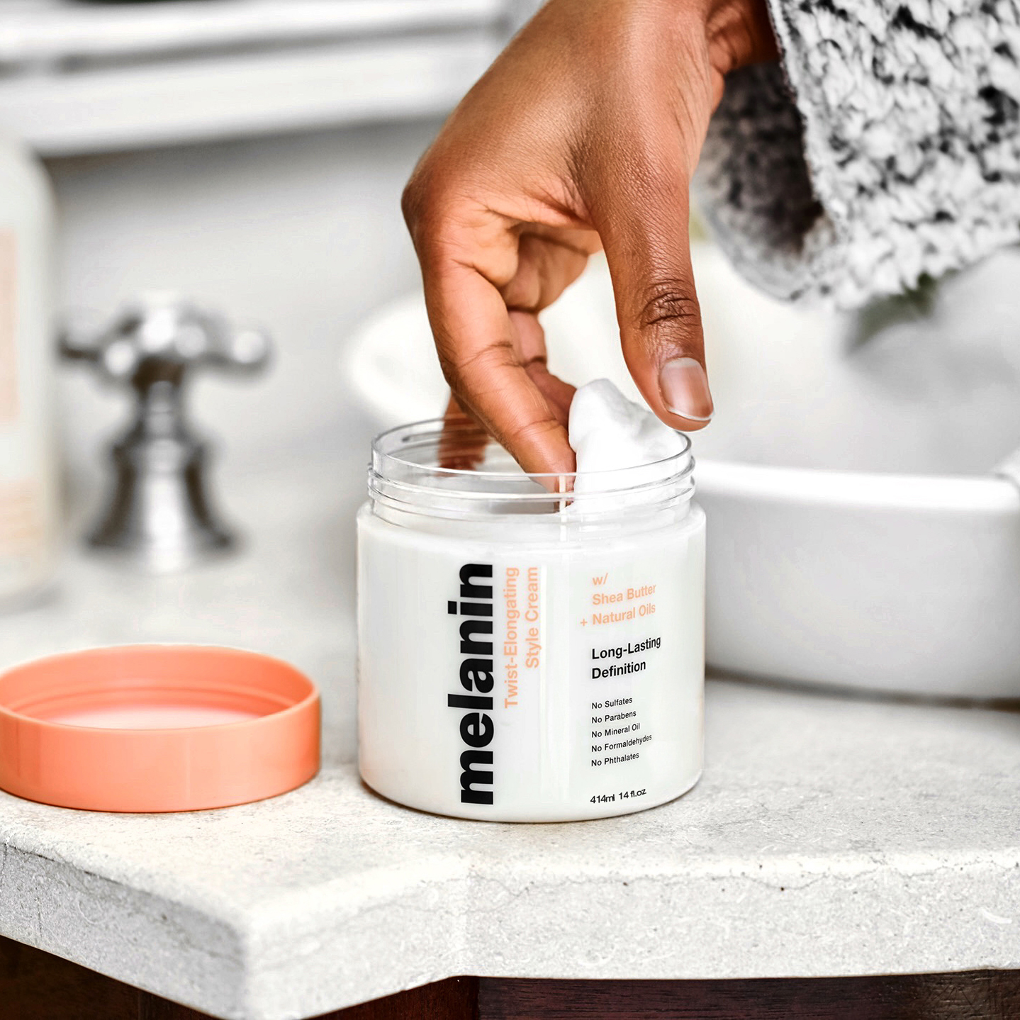 Melanin Haircare Twist-Elongating Style Cream | Space NK