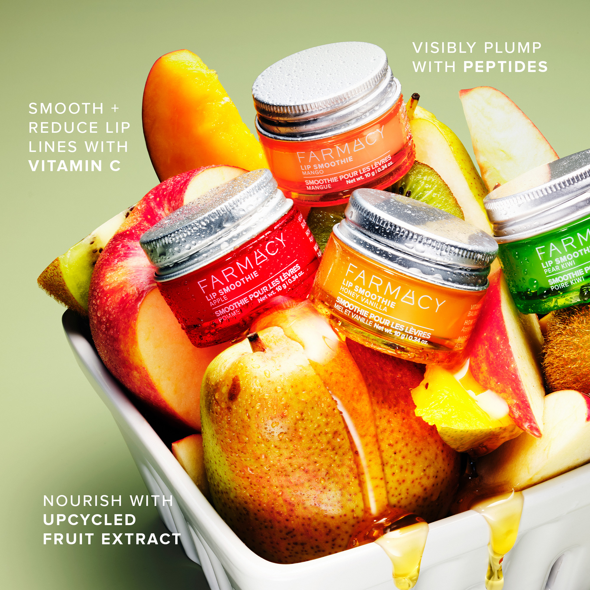 Farmacy Beauty Lip Smoothie Vitamin C + Peptide Lip Balm | Space NK