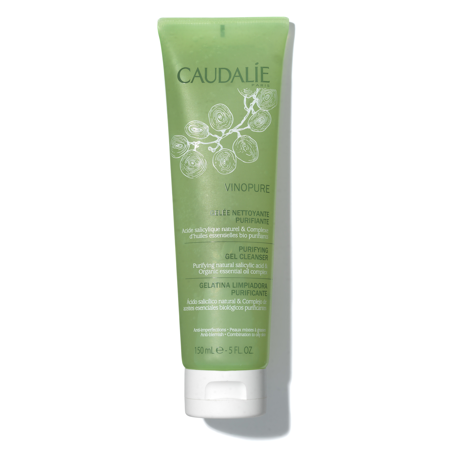 caudalie vinopure purifying gel cleanser 150ml