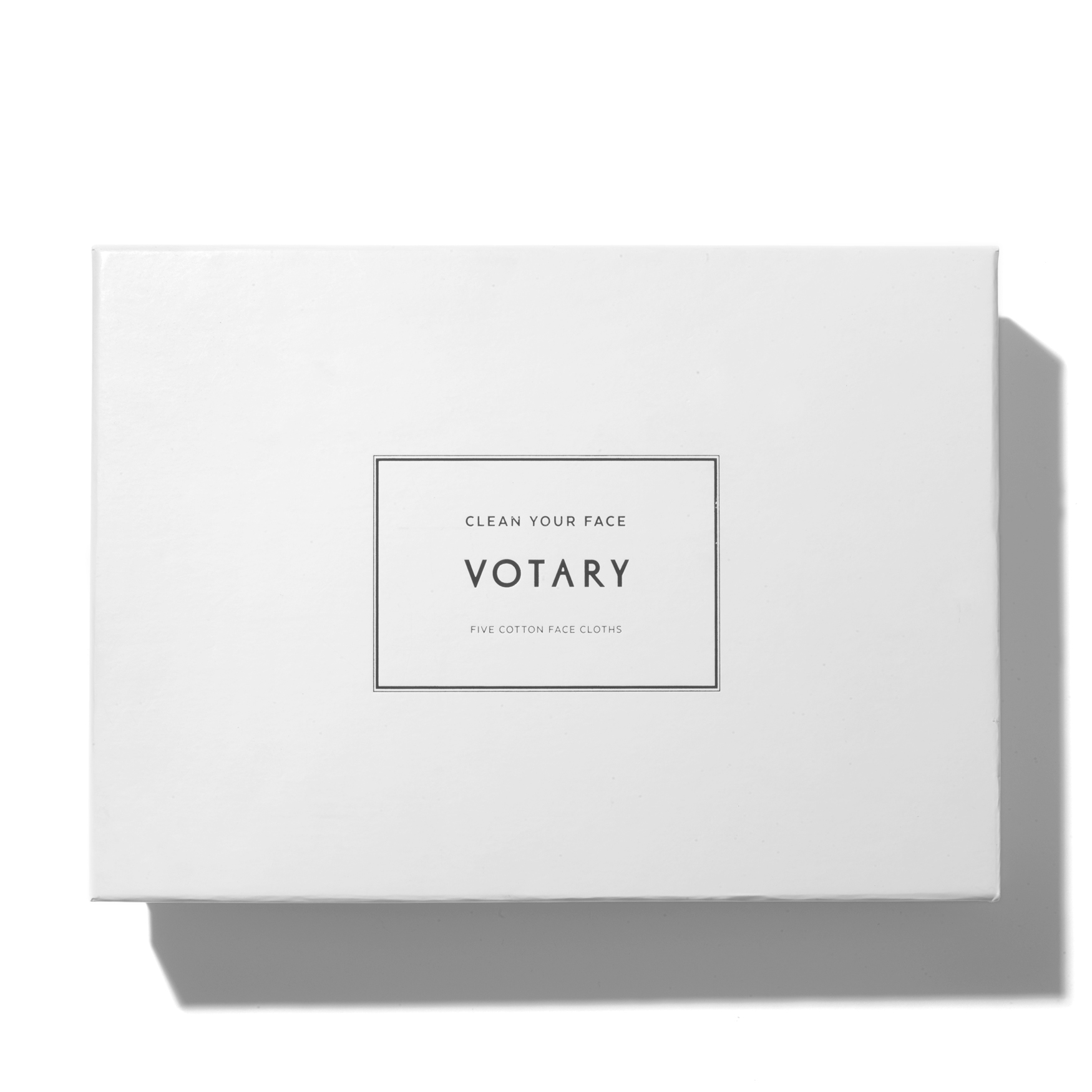 Votary Pack Of Five Cotton Face Cloths