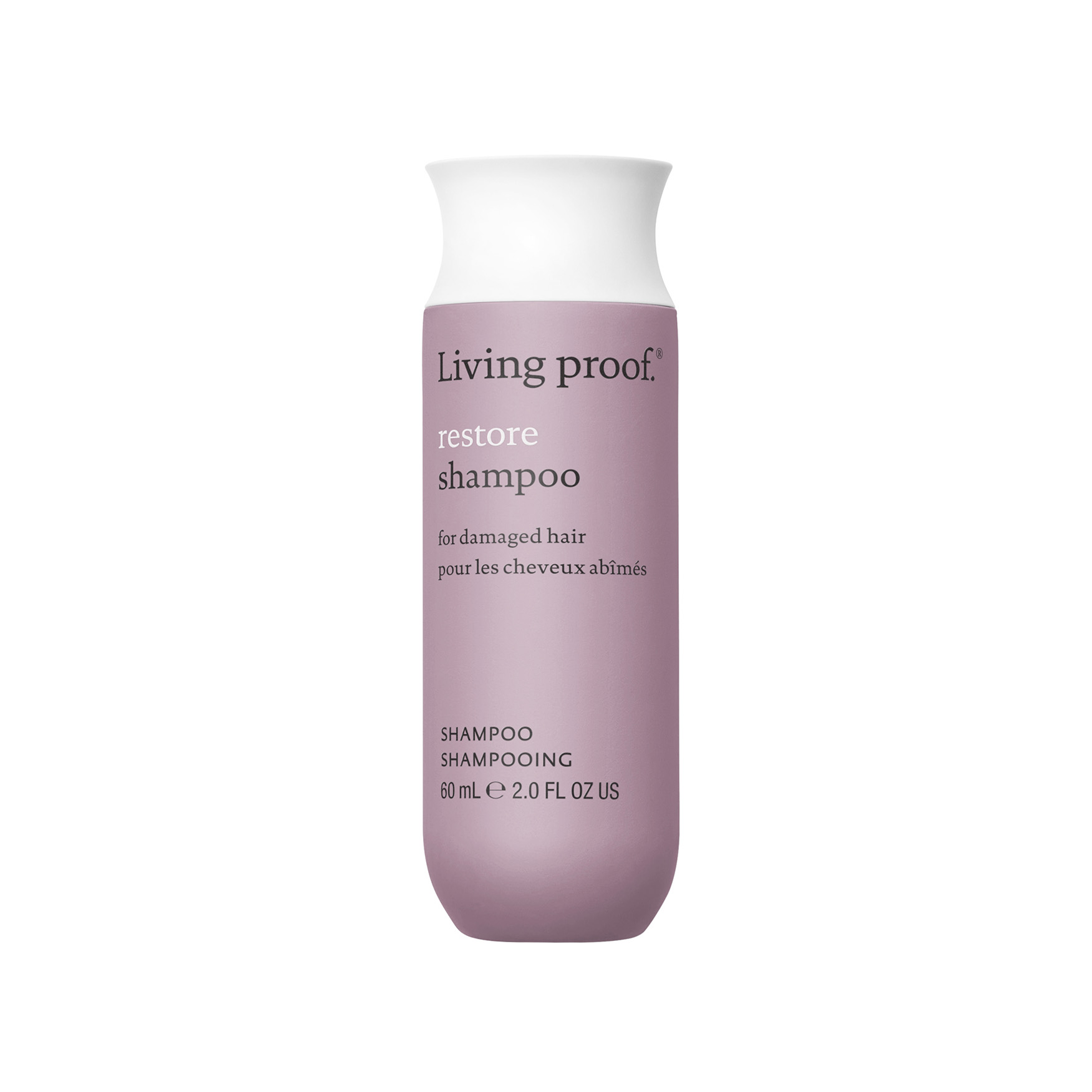 Living Proof Restore Shampoo and Conditioner Travel Size Bundle for Damage Repair, Strengthening and Shine