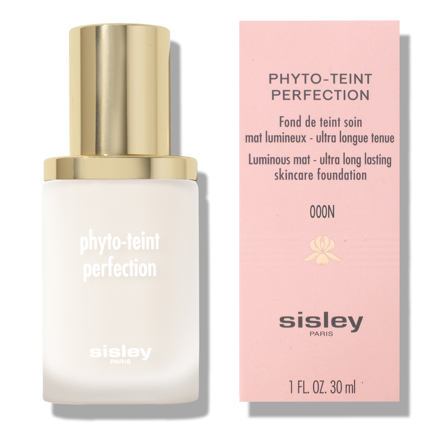 SISLEY Phyto Teint Perfection Foundation – Matte, Langanhaltende Pflege-Foundation Mit Luminous-Finish (30 Ml, 3N Apricot)