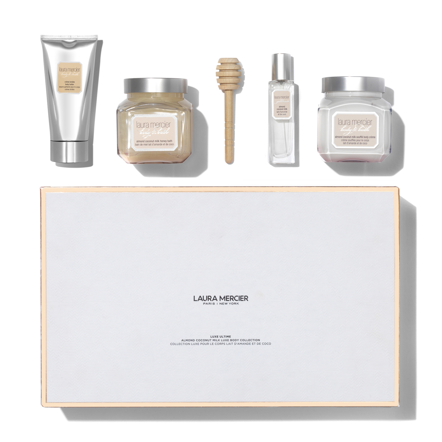 LAURA MERCIER アーモンドココナッツセット Laura Mercier Almond Coconut Milk Luxe Body Collection | Space NK