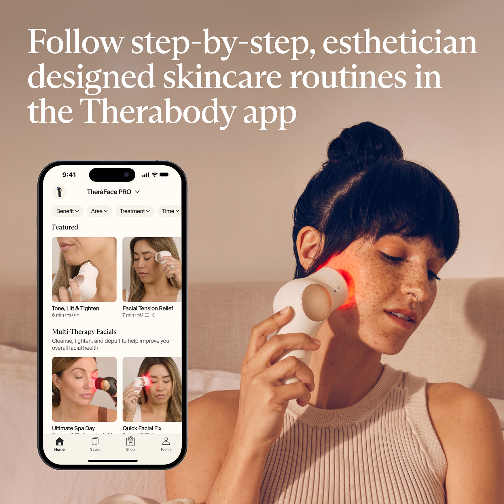 Therabody TheraFace PRO- White | Space NK