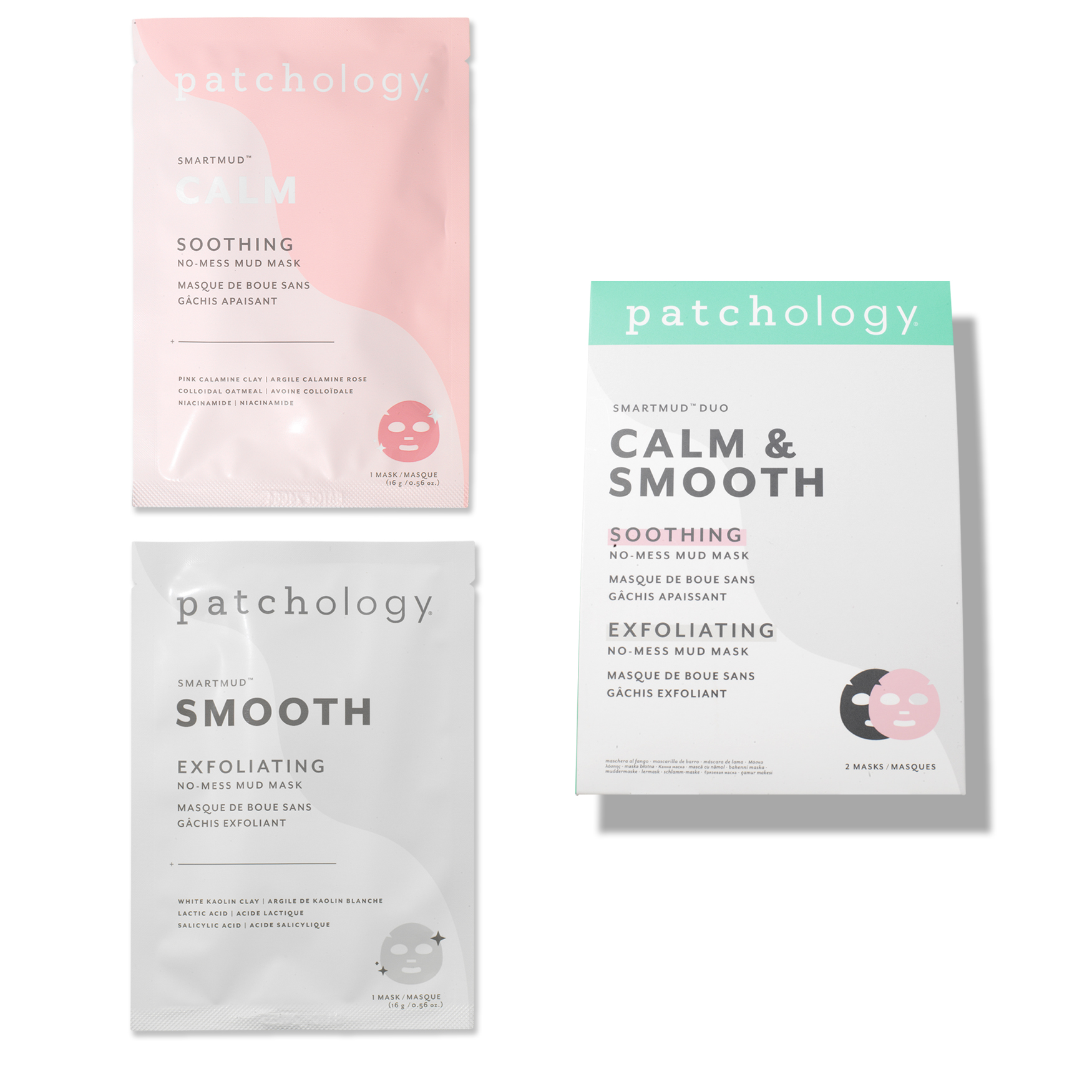 Patchology Smart Mud Duo Calm   Smooth Space NK