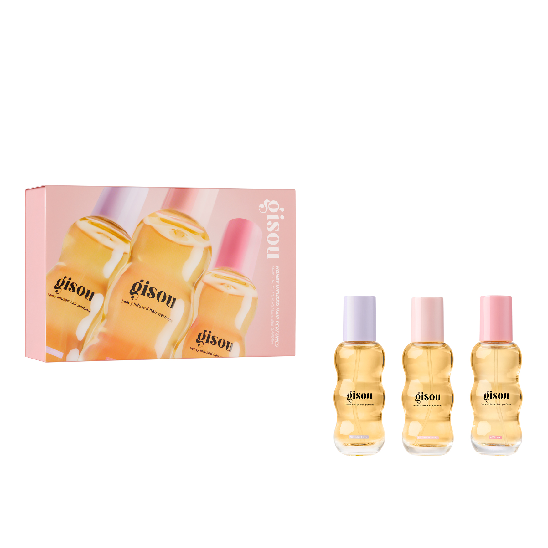 Gisou Honey Infused Hair Perfumes - Minis From The Mirsalehi Bee Garden | Space NK