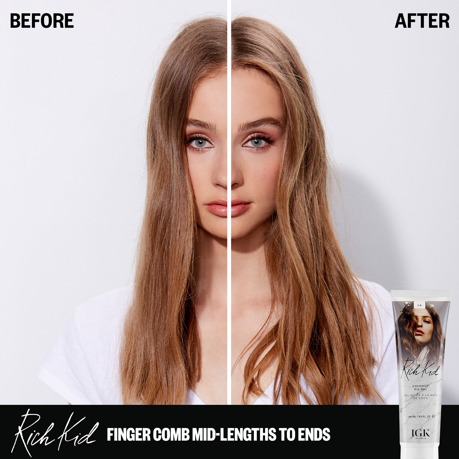 IGK Hair Rich Kid Coconut Oil Air-Dry Styler - Space.NK - GBP