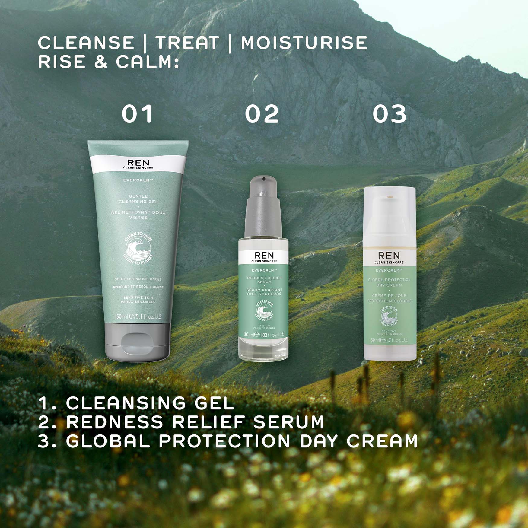 sol skrædder klar Ren Clean Skincare Evercalm™ Redness Relief Serum | Space NK