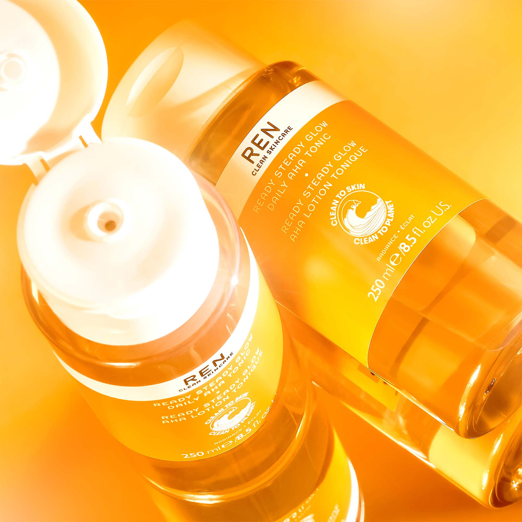 Ren Clean Skincare Ready Steady Glow Daily AHA Tonic | Space NK