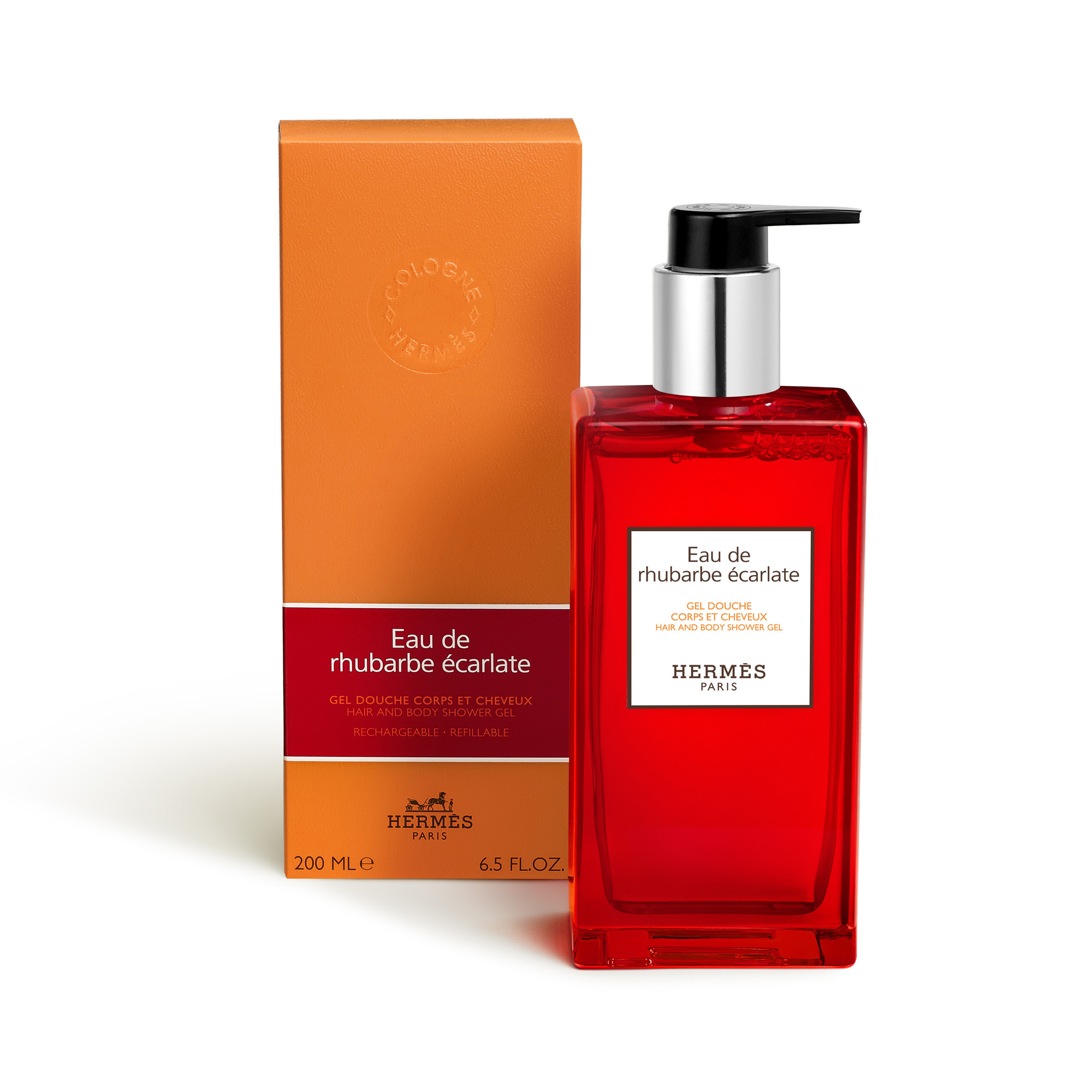 Hermès Eau de Rhubarbe Écarlate Hair and Body Gel | Space NK