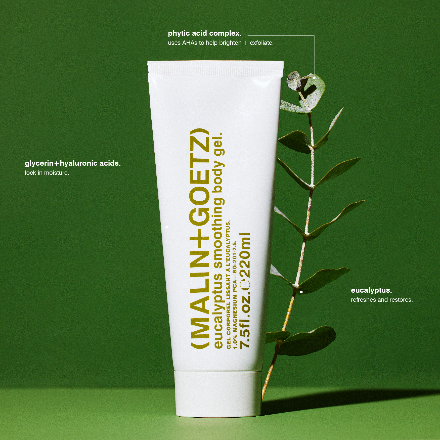 Malin + Goetz Eucalyptus Smoothing Body Gel | Space NK