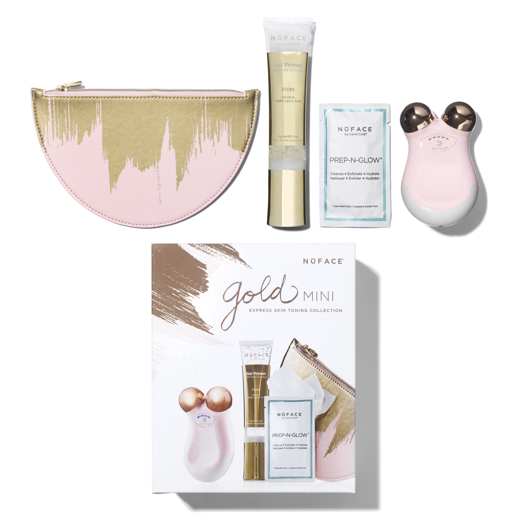 NU SKIN セット Nuface NuFACE® Gold Mini Express Skin Toning Collection | Space NK
