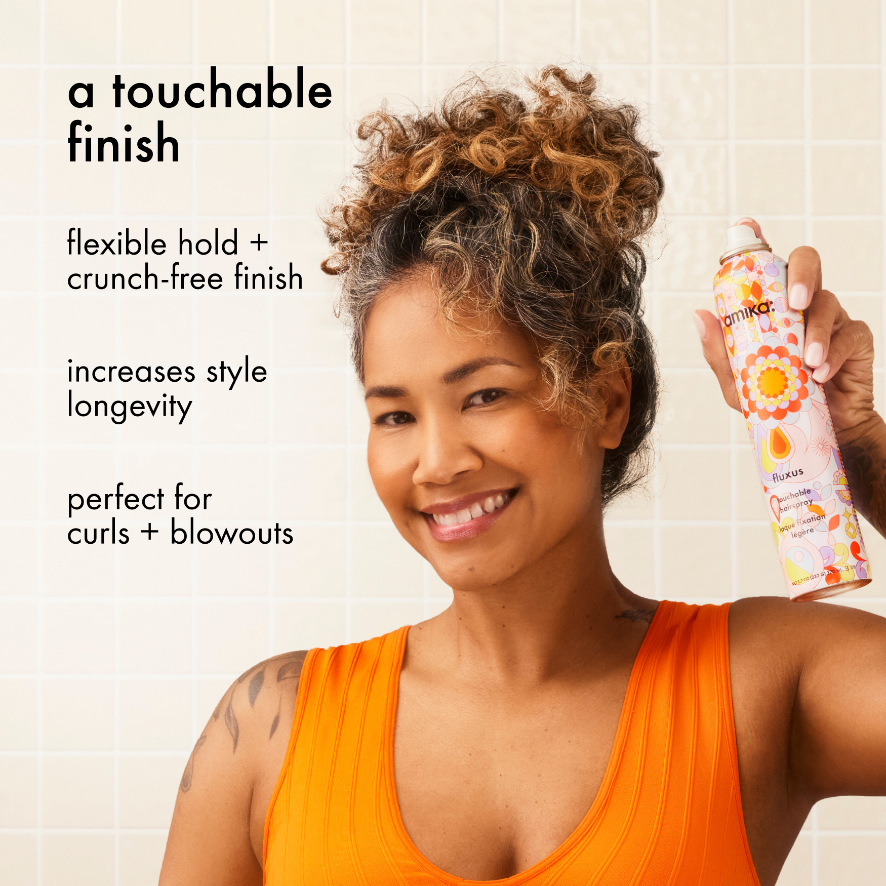 Amika Fluxus Touchable Hairspray | Space NK