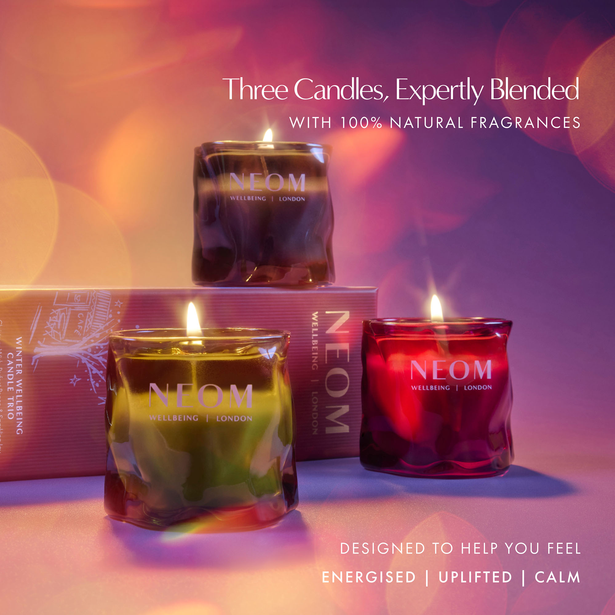 NEOM Winter Wellbeing Candle Trio | Space NK | Space NK