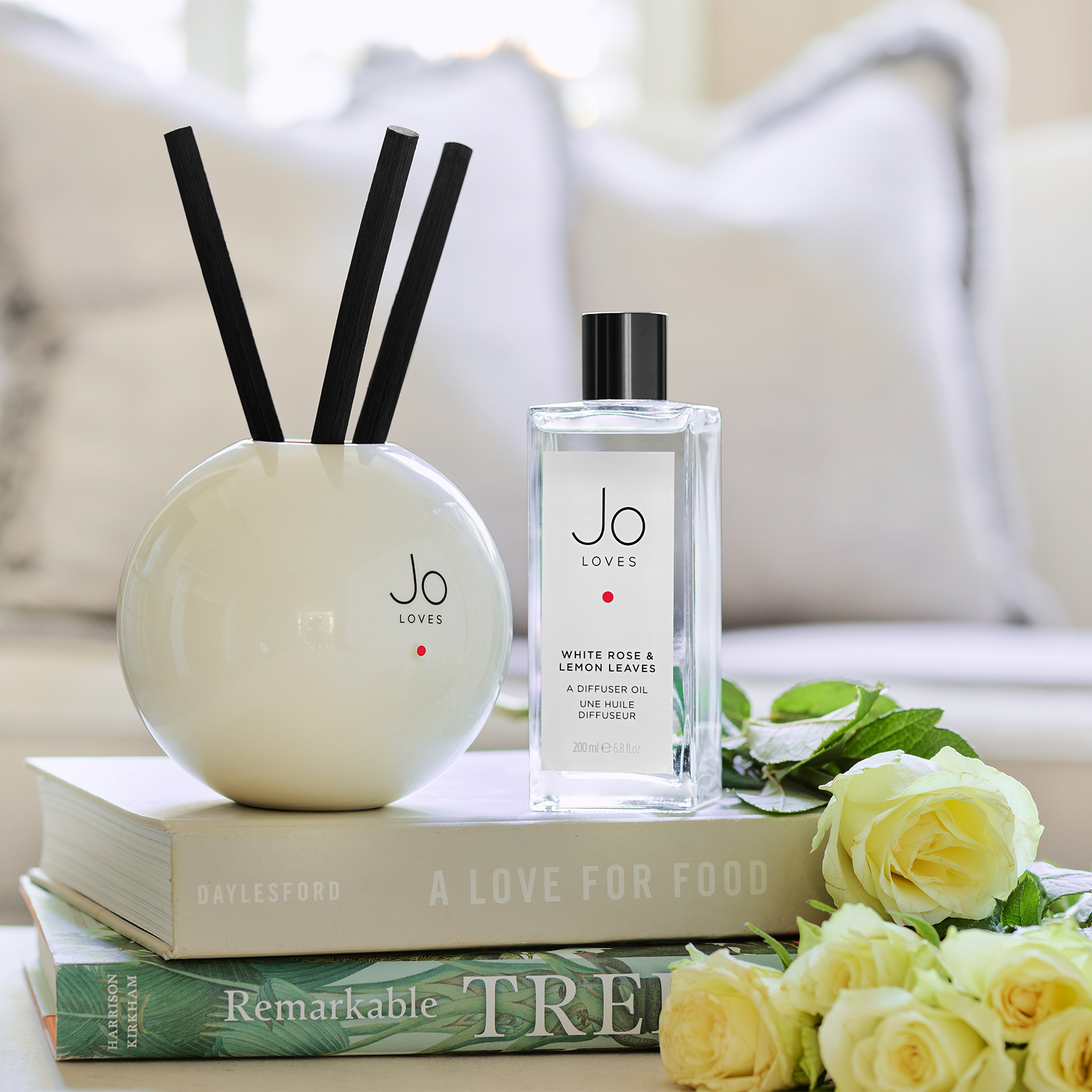 Jo Loves White Rose Lemon Leaves A Fragrance Diffuser Space NK