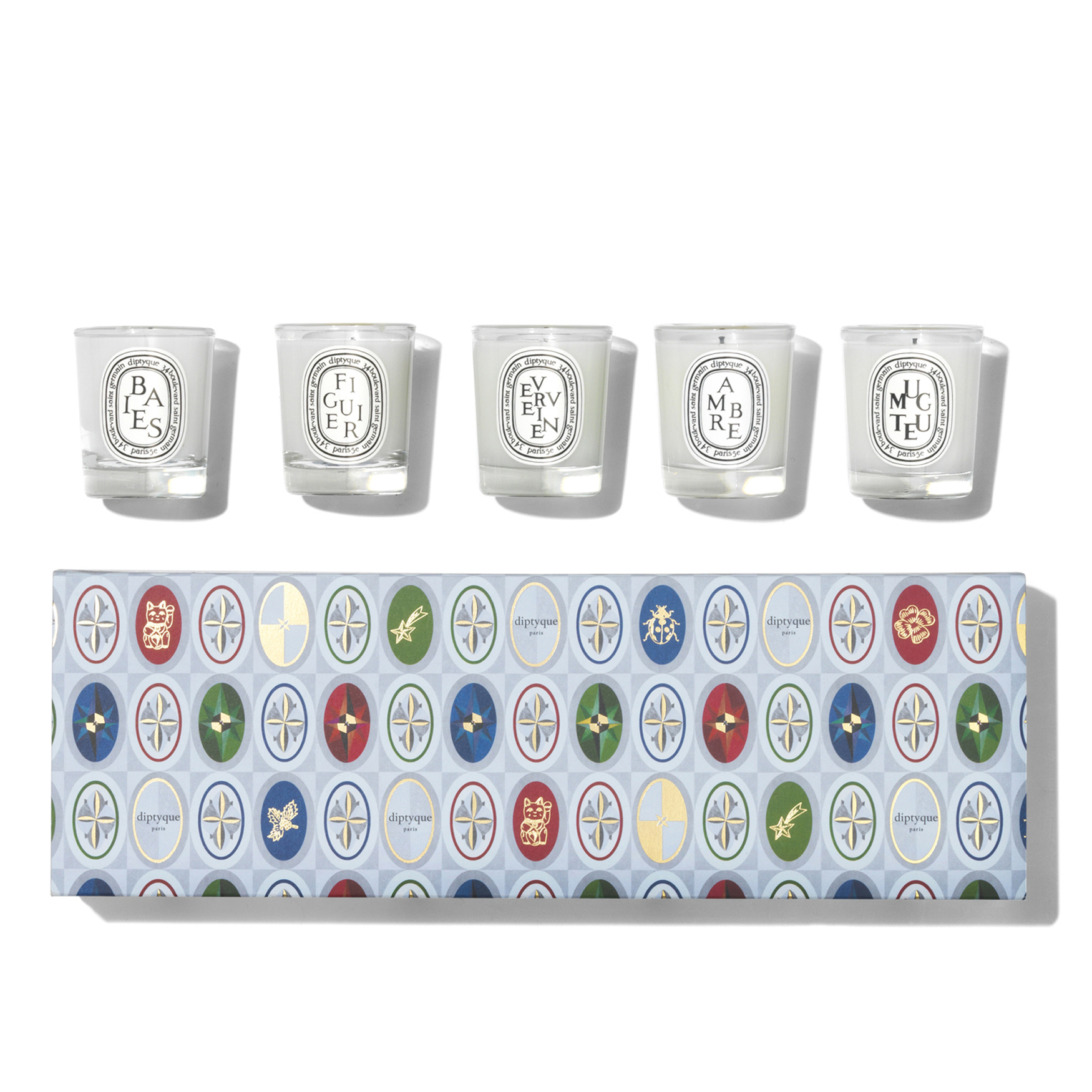 Diptyque Set Of Five Scented Candles Space NK