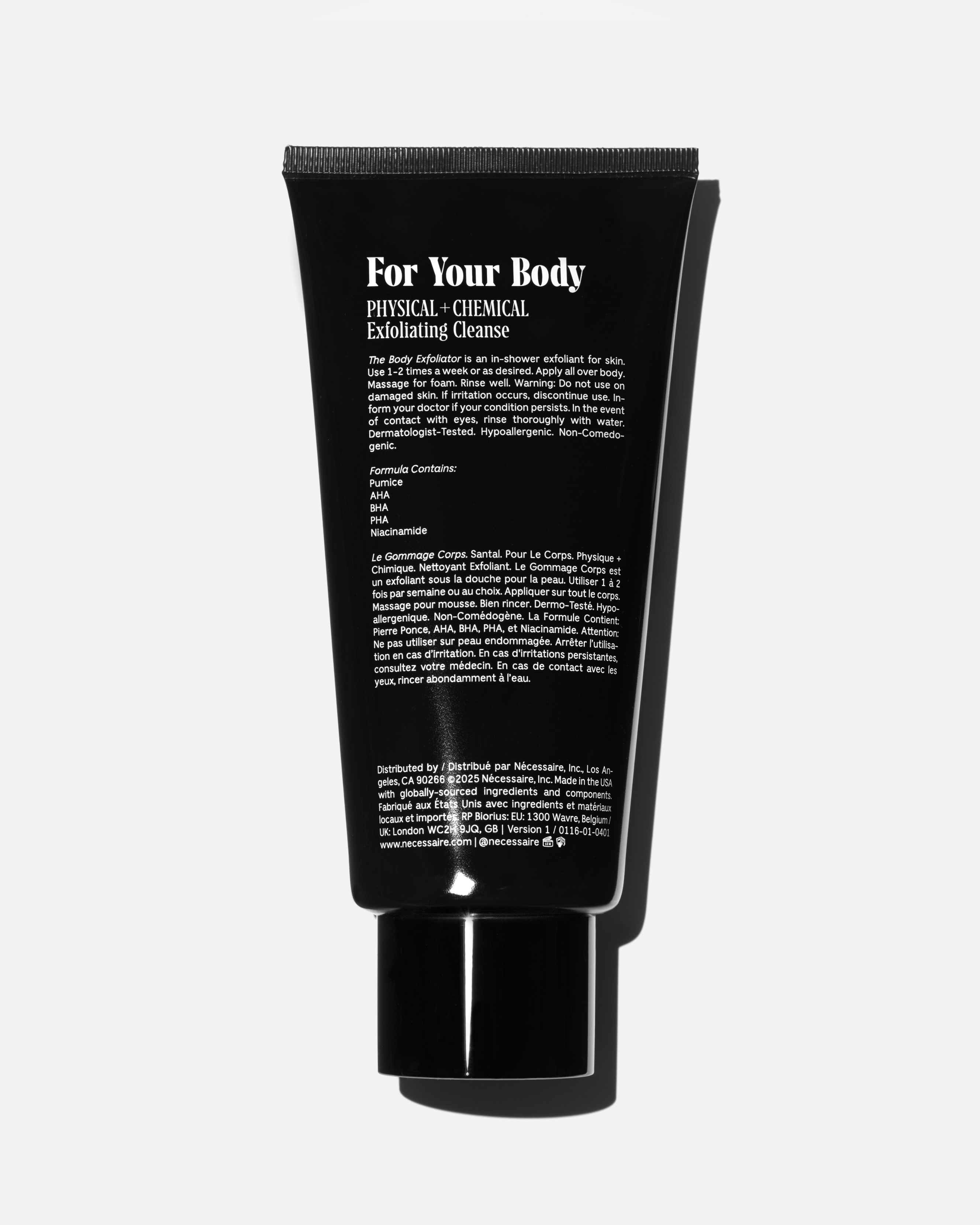 BODY EXFOLIATOR & SPACECELLSセット Nécessaire The Body Exfoliator Santal | Space NK