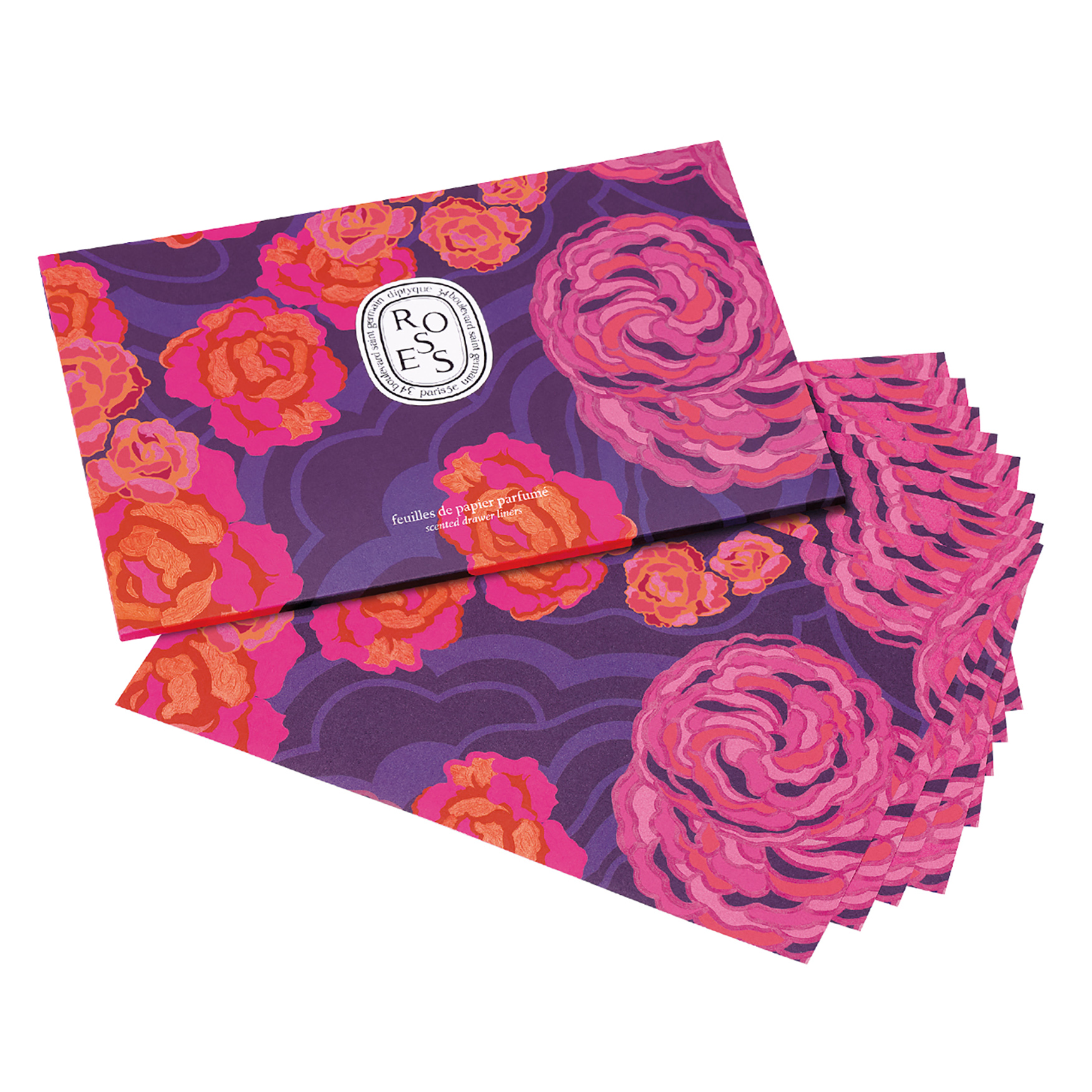 Diptyque Roses Scented Drawer Liners Space NK