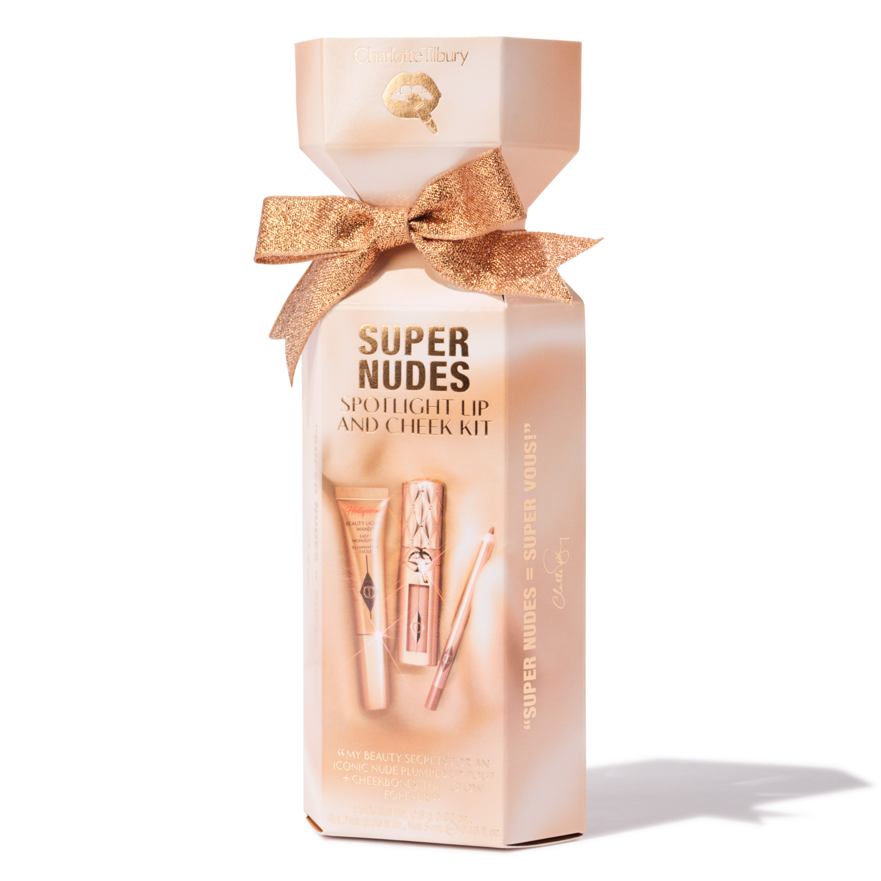 Charlotte Tilbury Super Nudes Spotlight Lip and Cheek Kit | Space NK
