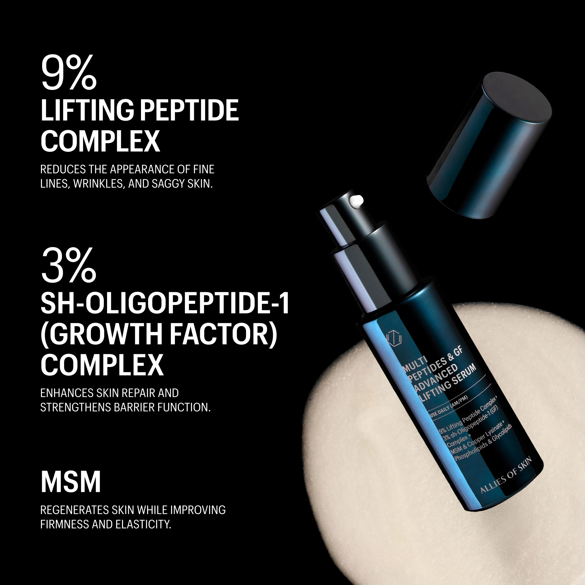 Allies of Skin Multi Peptides & Growth Factors Advanced Lifting