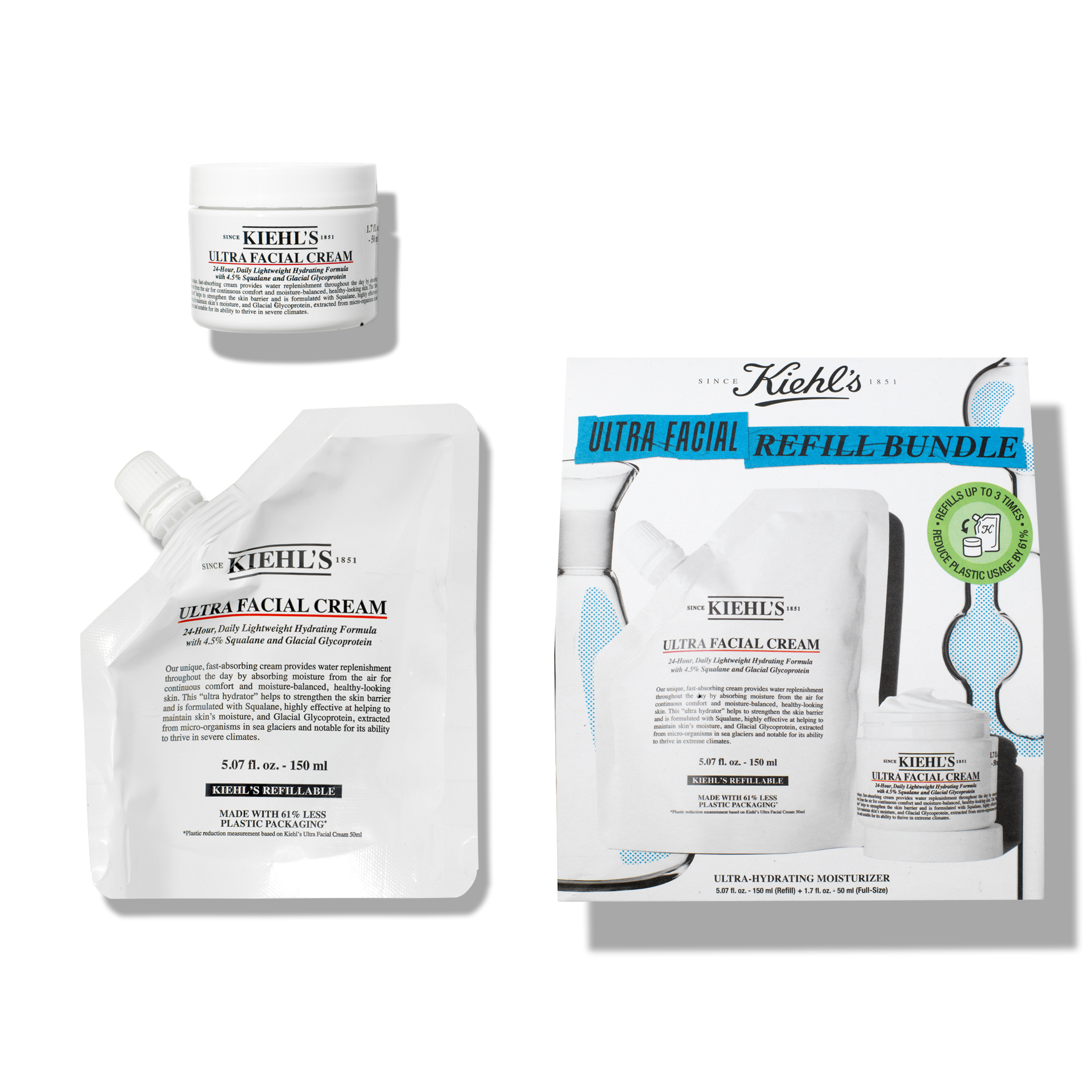 KIEHL'S ULTRA FACIAL CREAM 150ml おまけ Ultra Facial Cream with Squalane | Face Cream | Kiehl's